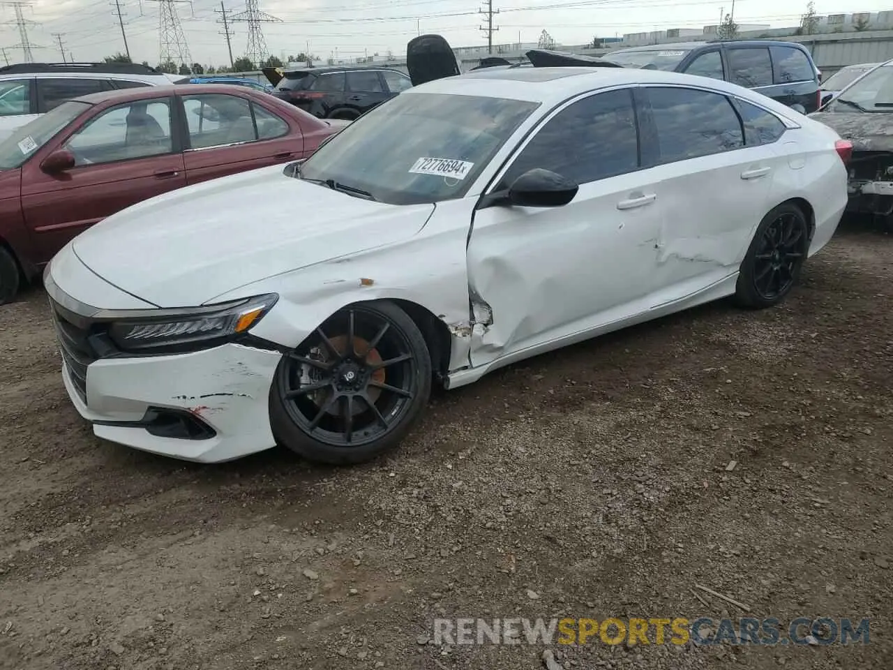 1 Фотография поврежденного автомобиля 1HGCV2F31MA007603 HONDA ACCORD 2021
