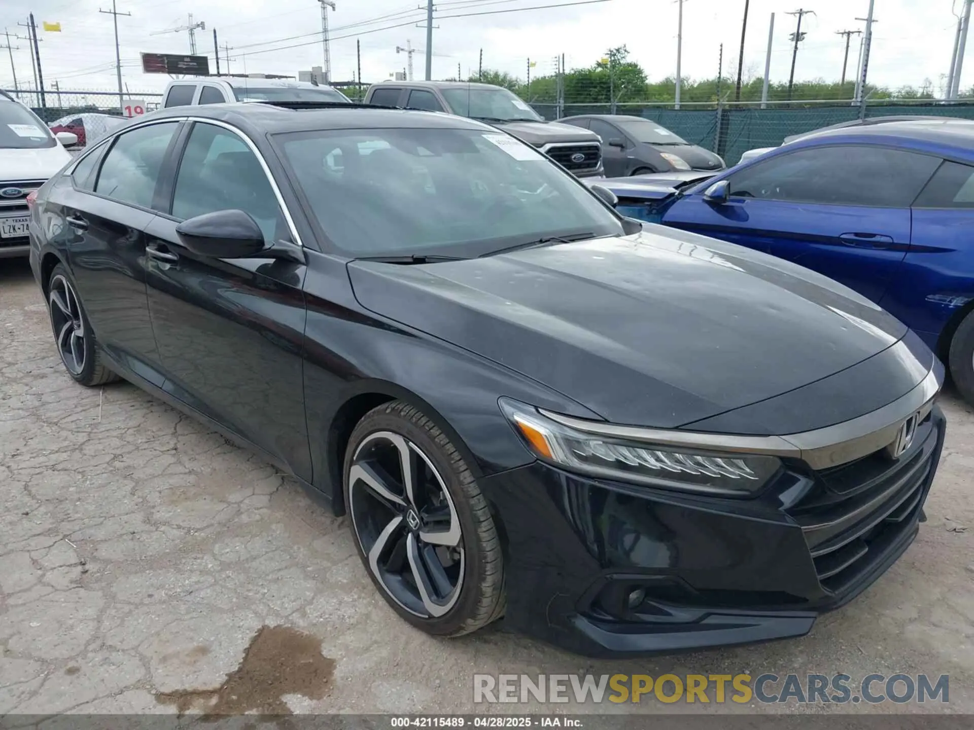 1 Photograph of a damaged car 1HGCV2F33MA028436 HONDA ACCORD 2021