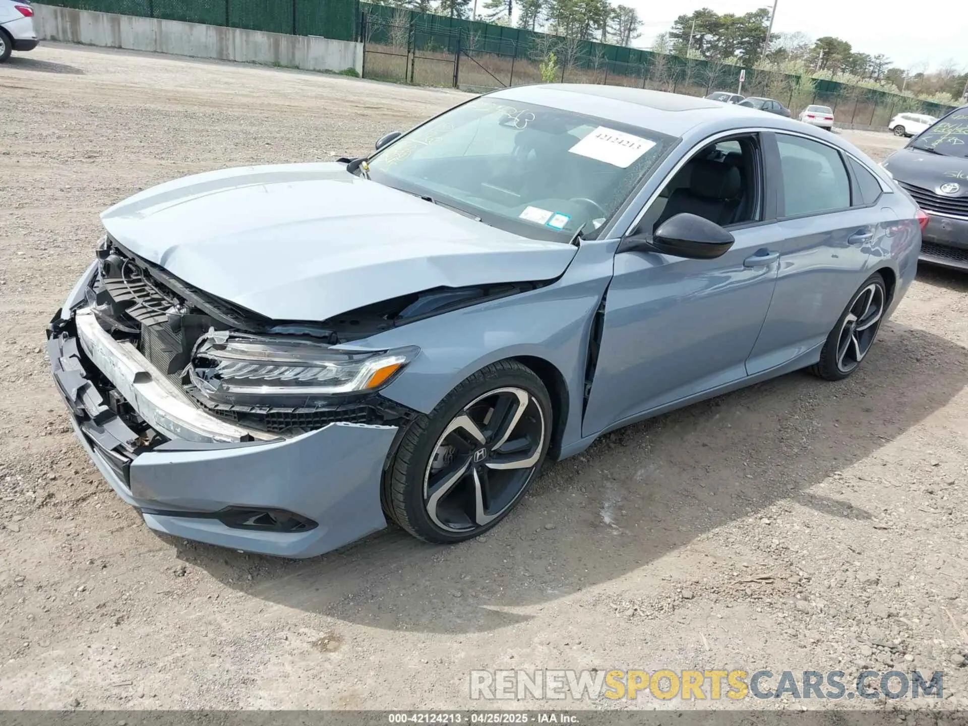 2 Photograph of a damaged car 1HGCV2F34MA018675 HONDA ACCORD 2021