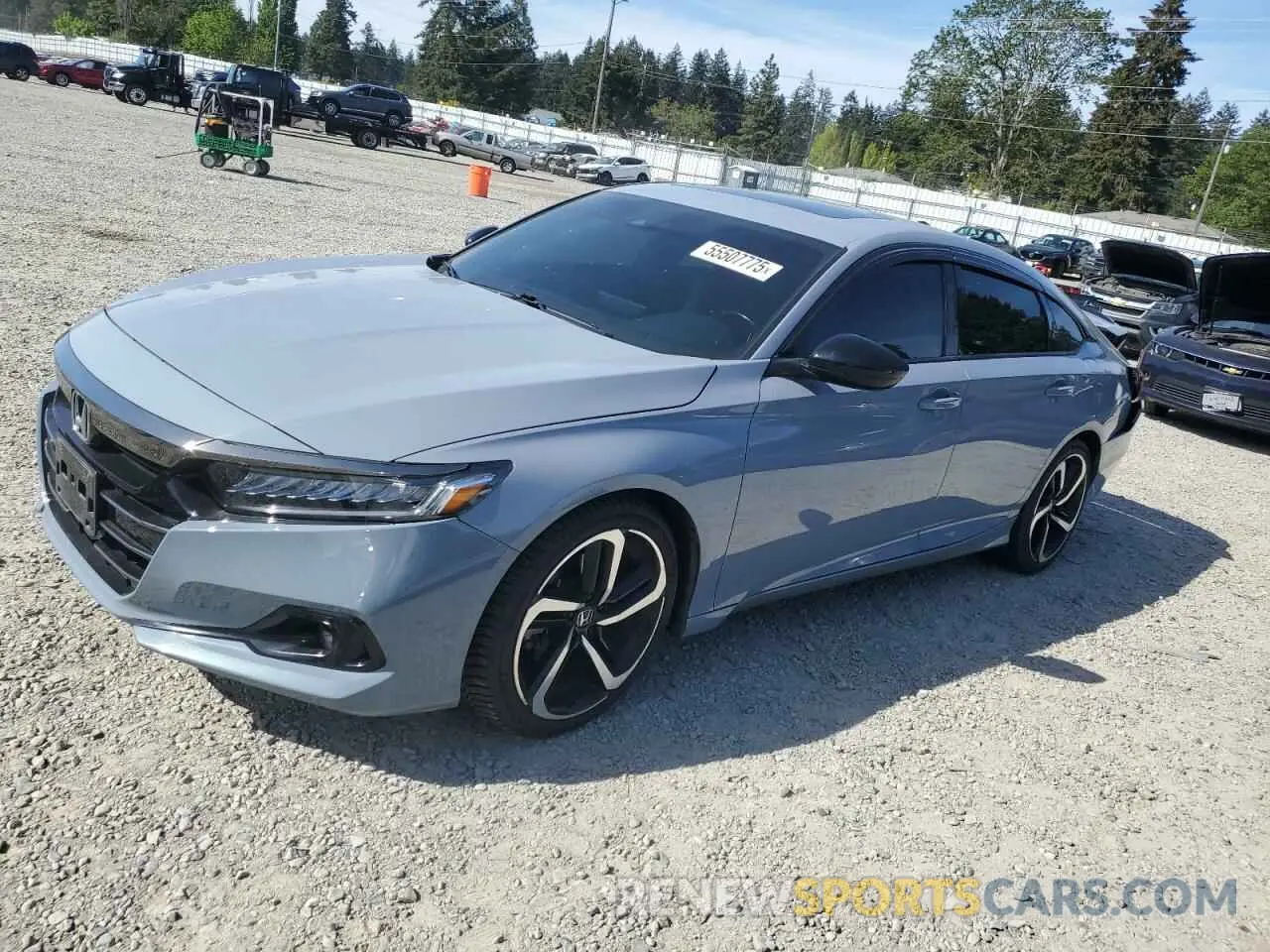 1 Photograph of a damaged car 1HGCV2F37MA003197 HONDA ACCORD 2021