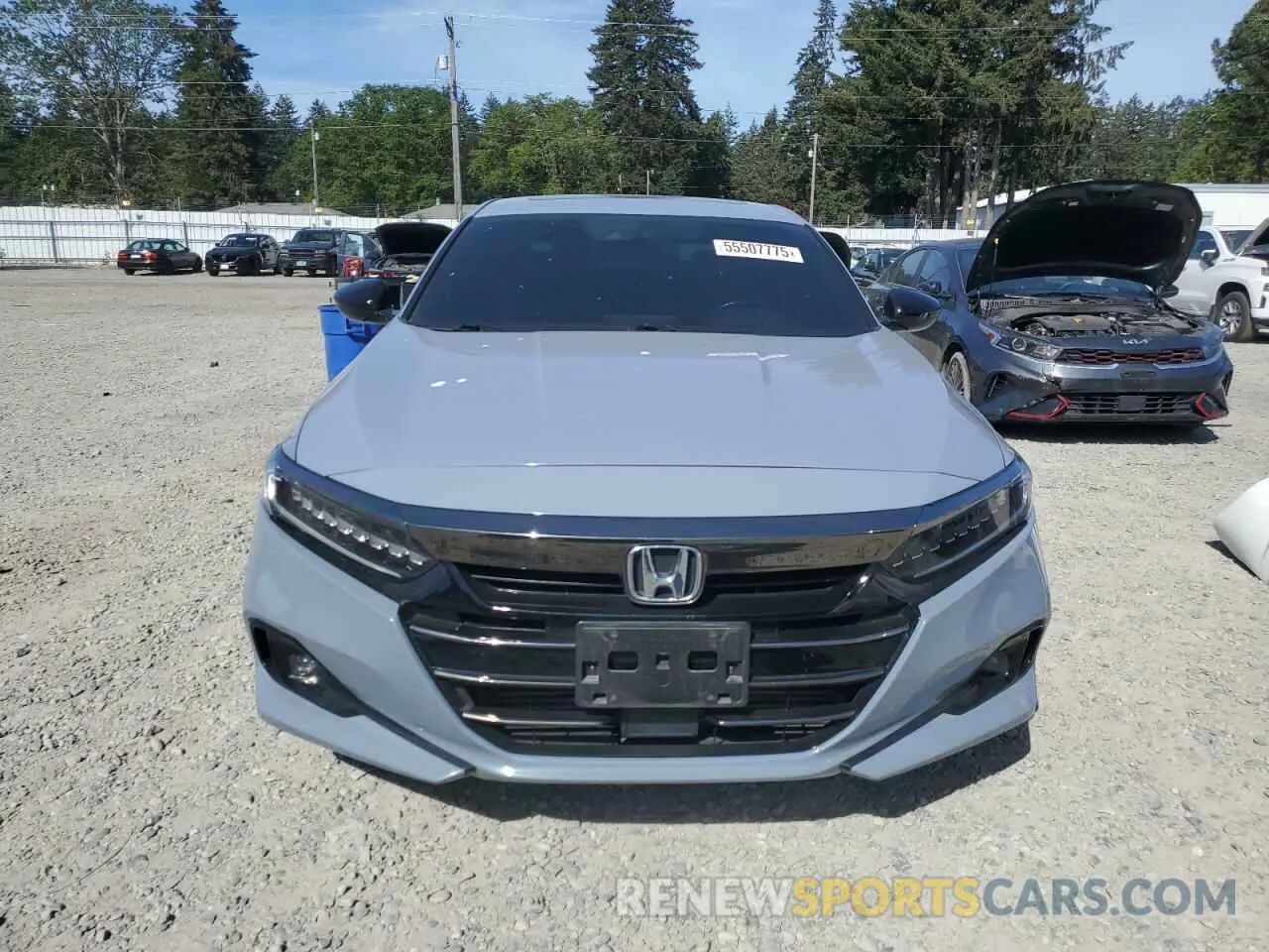 5 Photograph of a damaged car 1HGCV2F37MA003197 HONDA ACCORD 2021