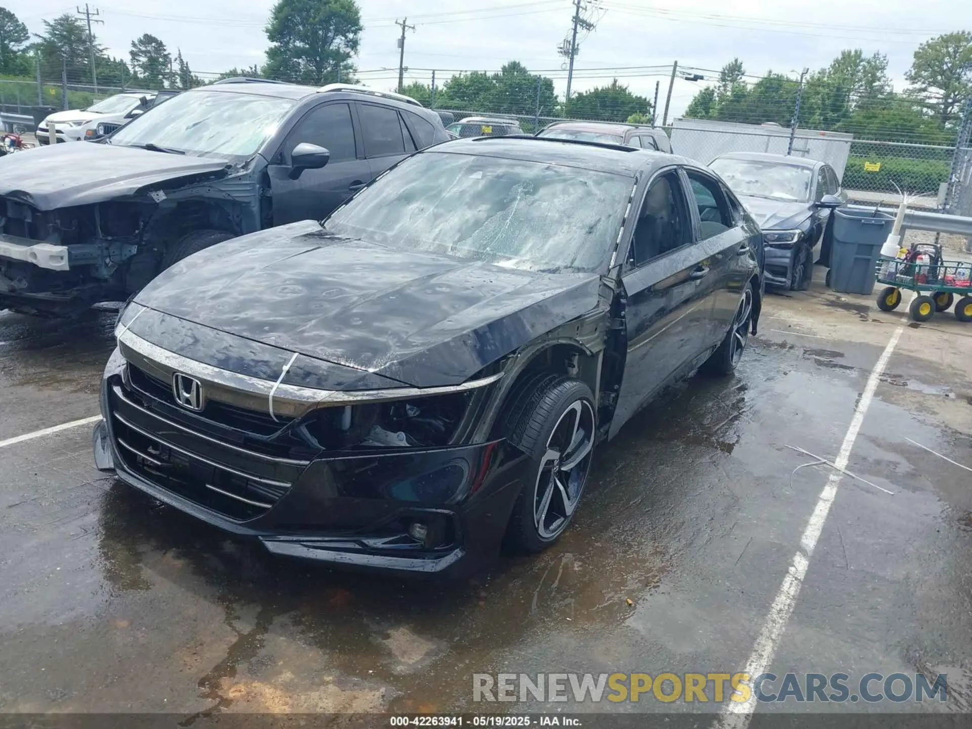 2 Photograph of a damaged car 1HGCV2F37MA023305 HONDA ACCORD 2021