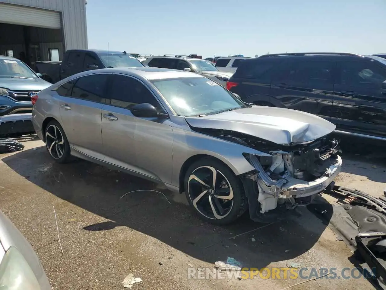4 Photograph of a damaged car 1HGCV2F37MA025314 HONDA ACCORD 2021