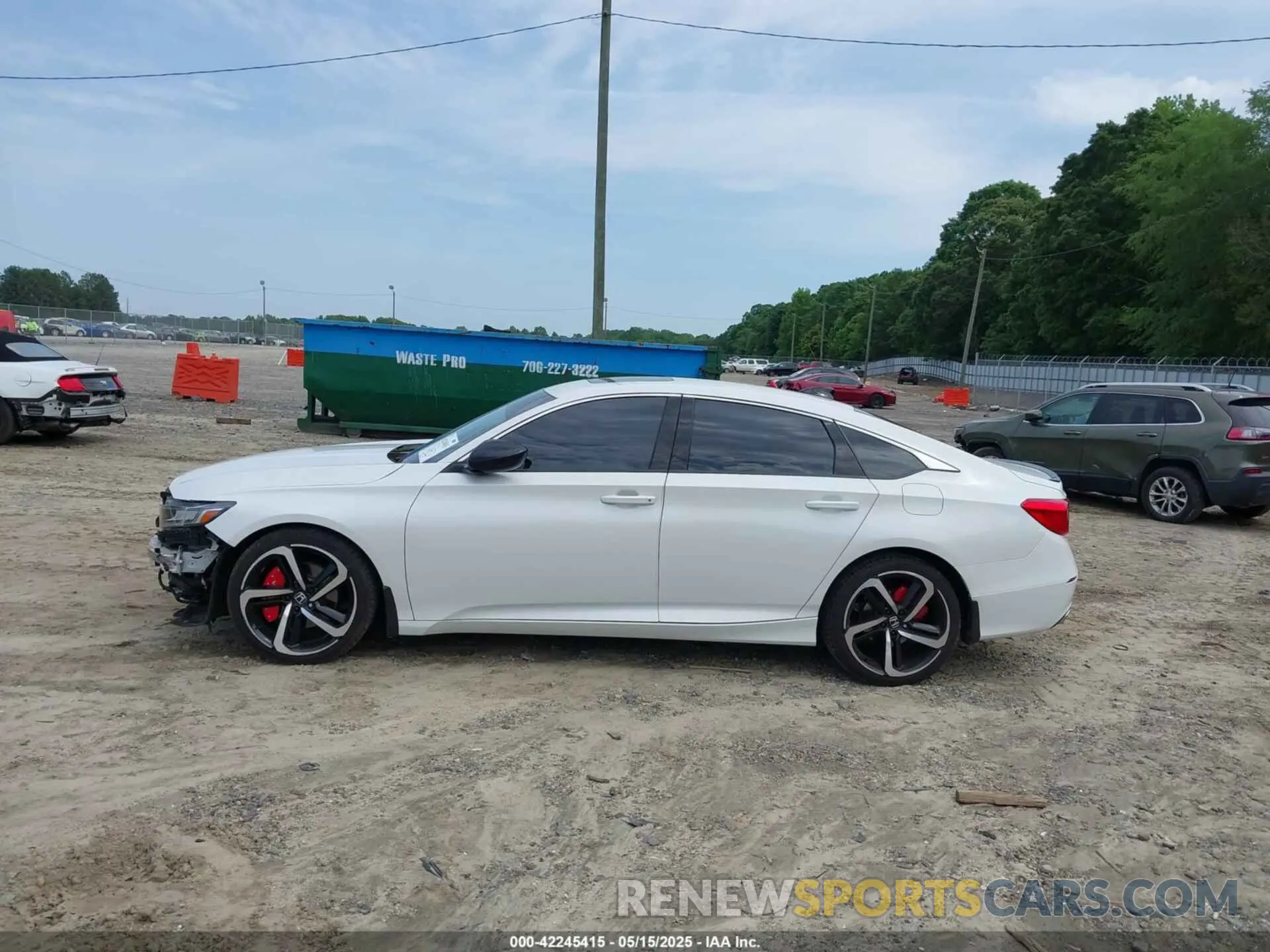15 Photograph of a damaged car 1HGCV2F38MA011695 HONDA ACCORD 2021