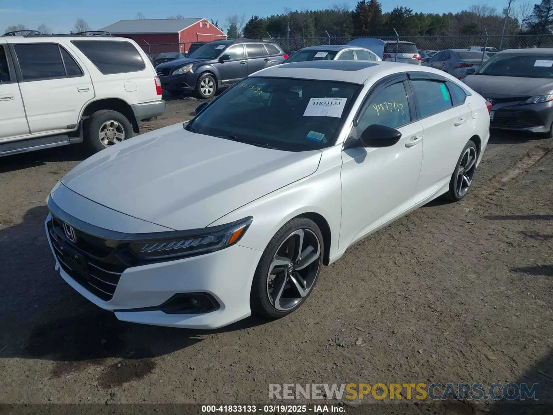 2 Photograph of a damaged car 1HGCV2F39MA003010 HONDA ACCORD 2021