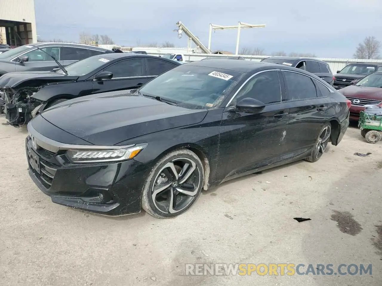 1 Photograph of a damaged car 1HGCV2F39MA009163 HONDA ACCORD 2021