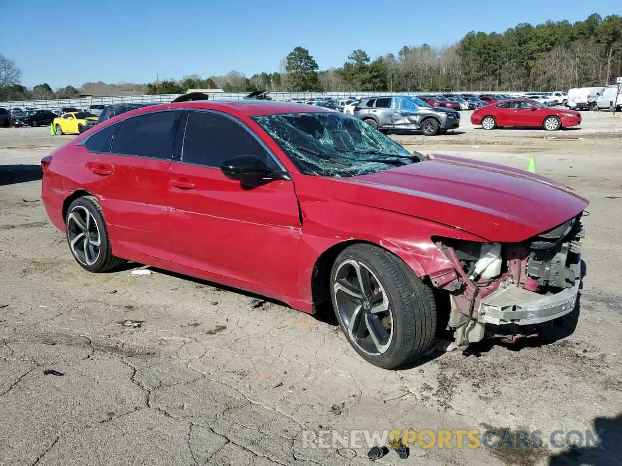 4 Фотография поврежденного автомобиля 1HGCV2F3XMA022424 HONDA ACCORD 2021