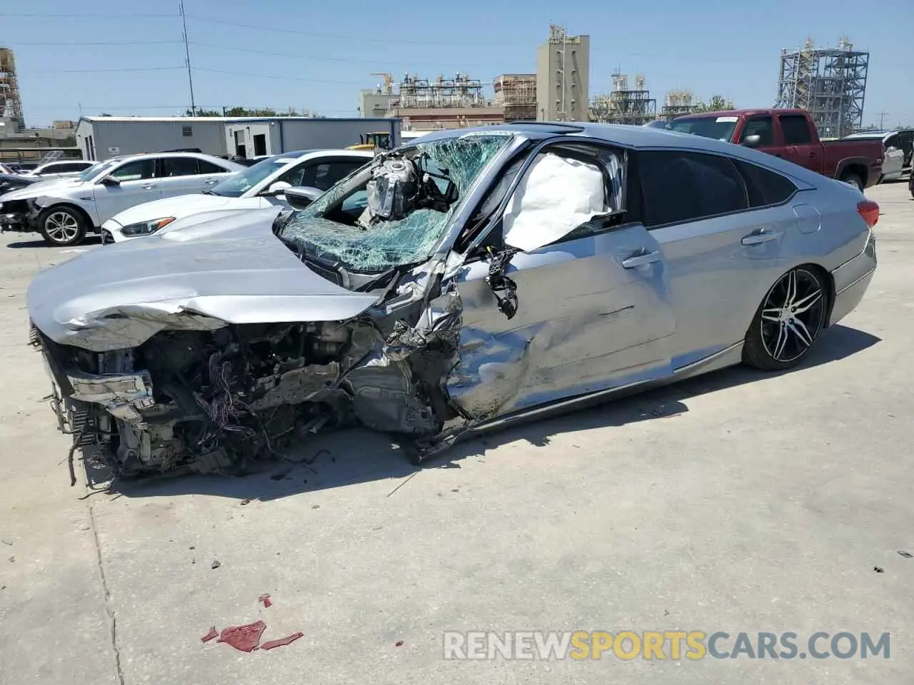 1 Photograph of a damaged car 1HGCV2F90MA023702 HONDA ACCORD 2021