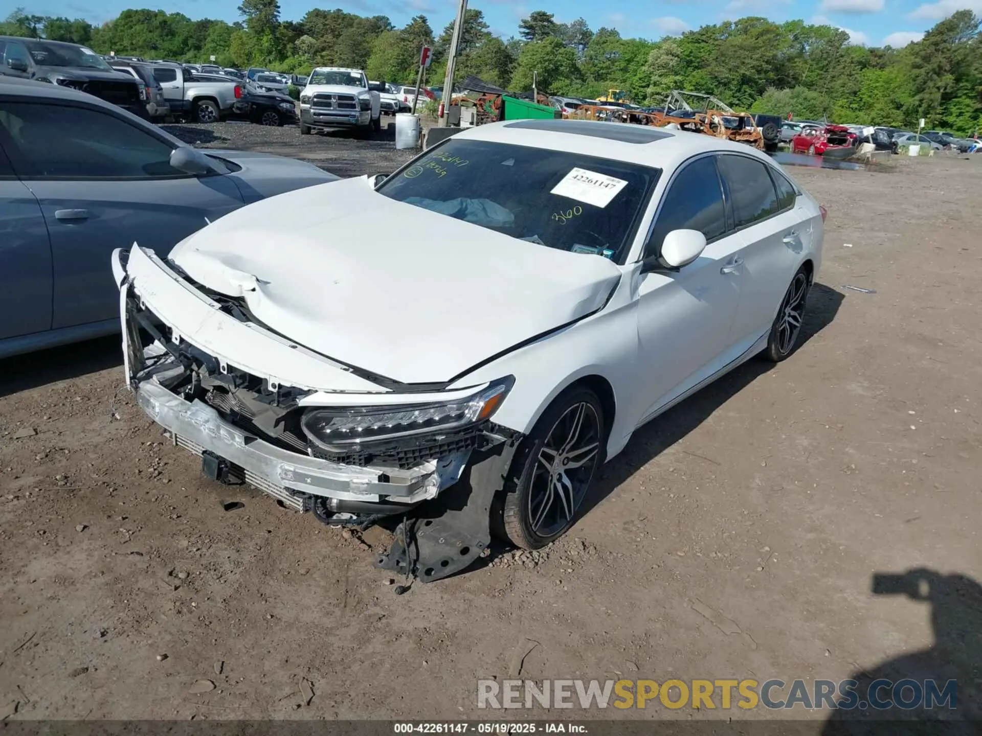 2 Photograph of a damaged car 1HGCV2F95MA023999 HONDA ACCORD 2021