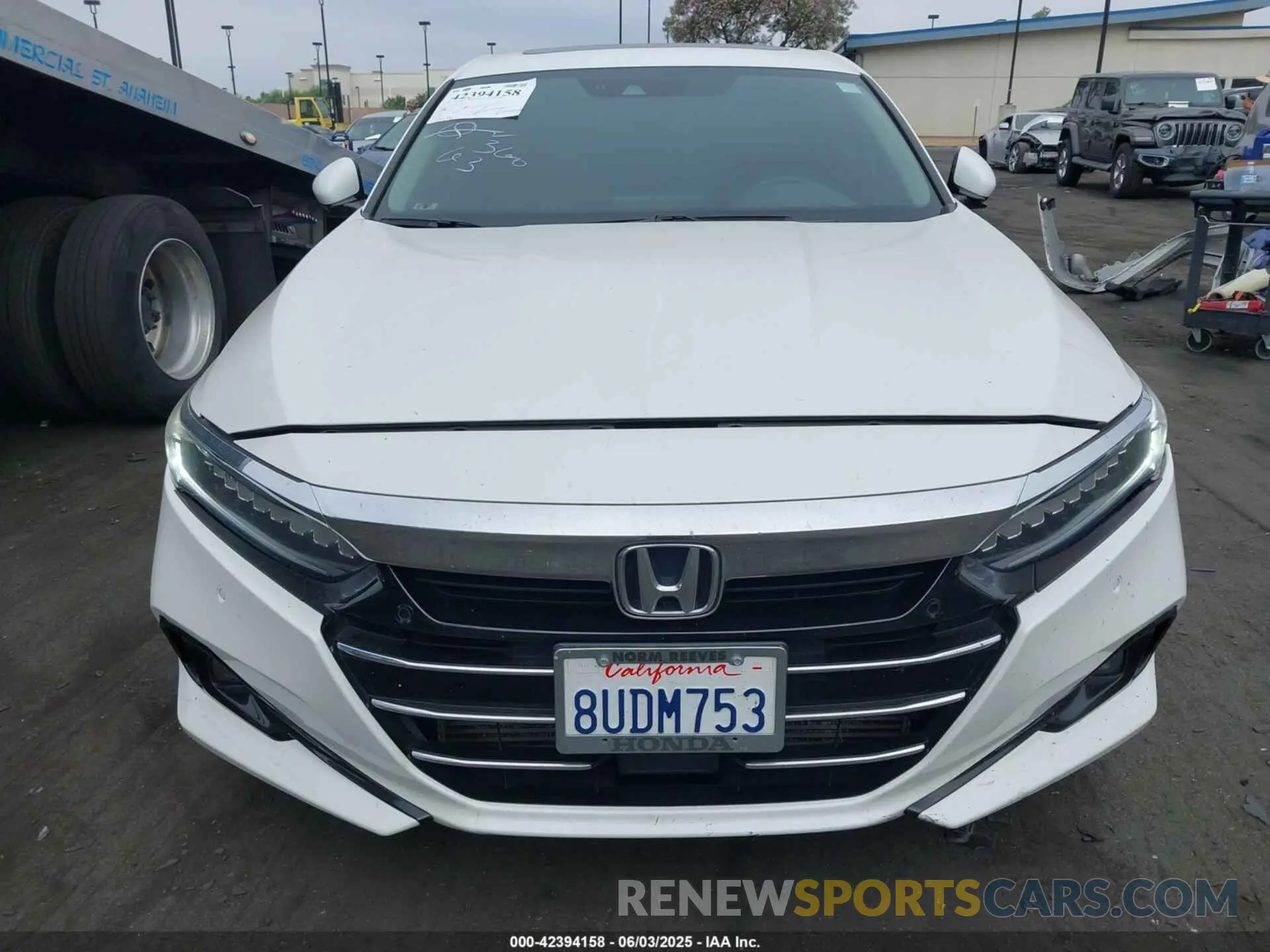 13 Photograph of a damaged car 1HGCV2F9XMA004042 HONDA ACCORD 2021