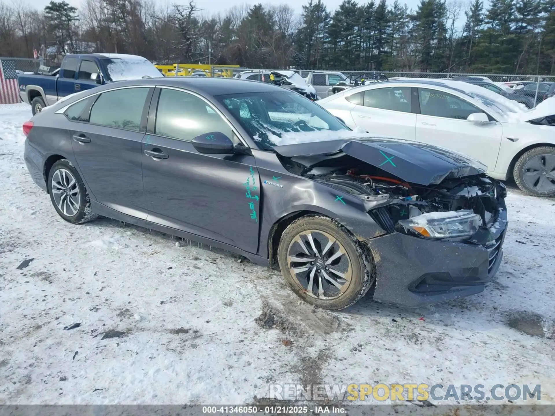 1 Photograph of a damaged car 1HGCV3F18MA018019 HONDA ACCORD 2021