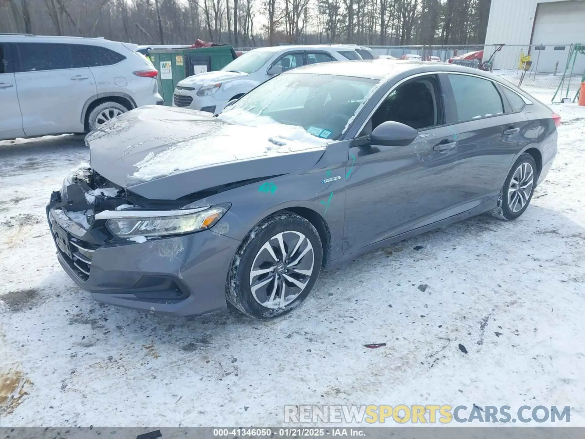 2 Photograph of a damaged car 1HGCV3F18MA018019 HONDA ACCORD 2021