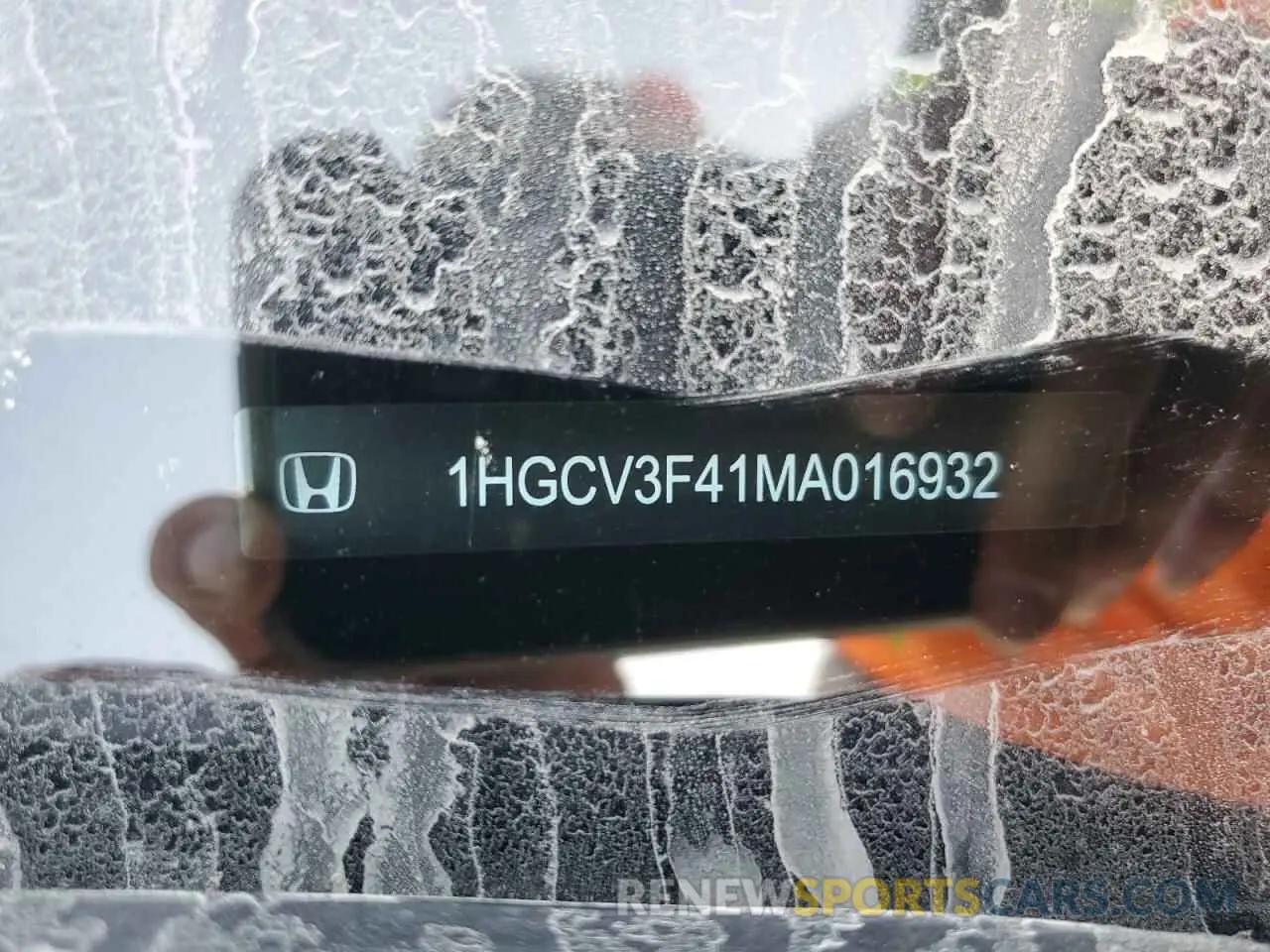 15 Photograph of a damaged car 1HGCV3F41MA016932 HONDA ACCORD 2021