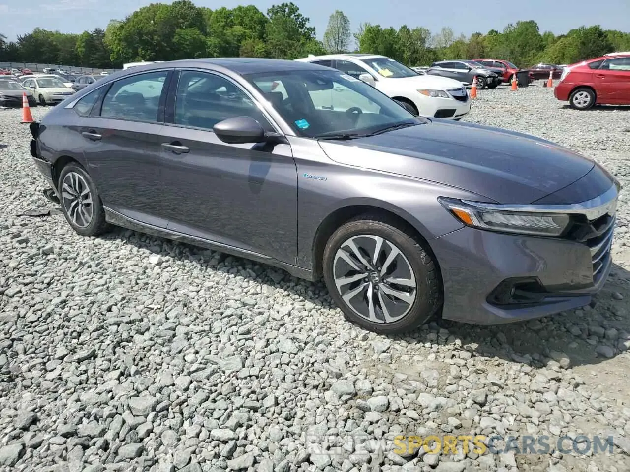 4 Фотография поврежденного автомобиля 1HGCV3F45MA016190 HONDA ACCORD 2021
