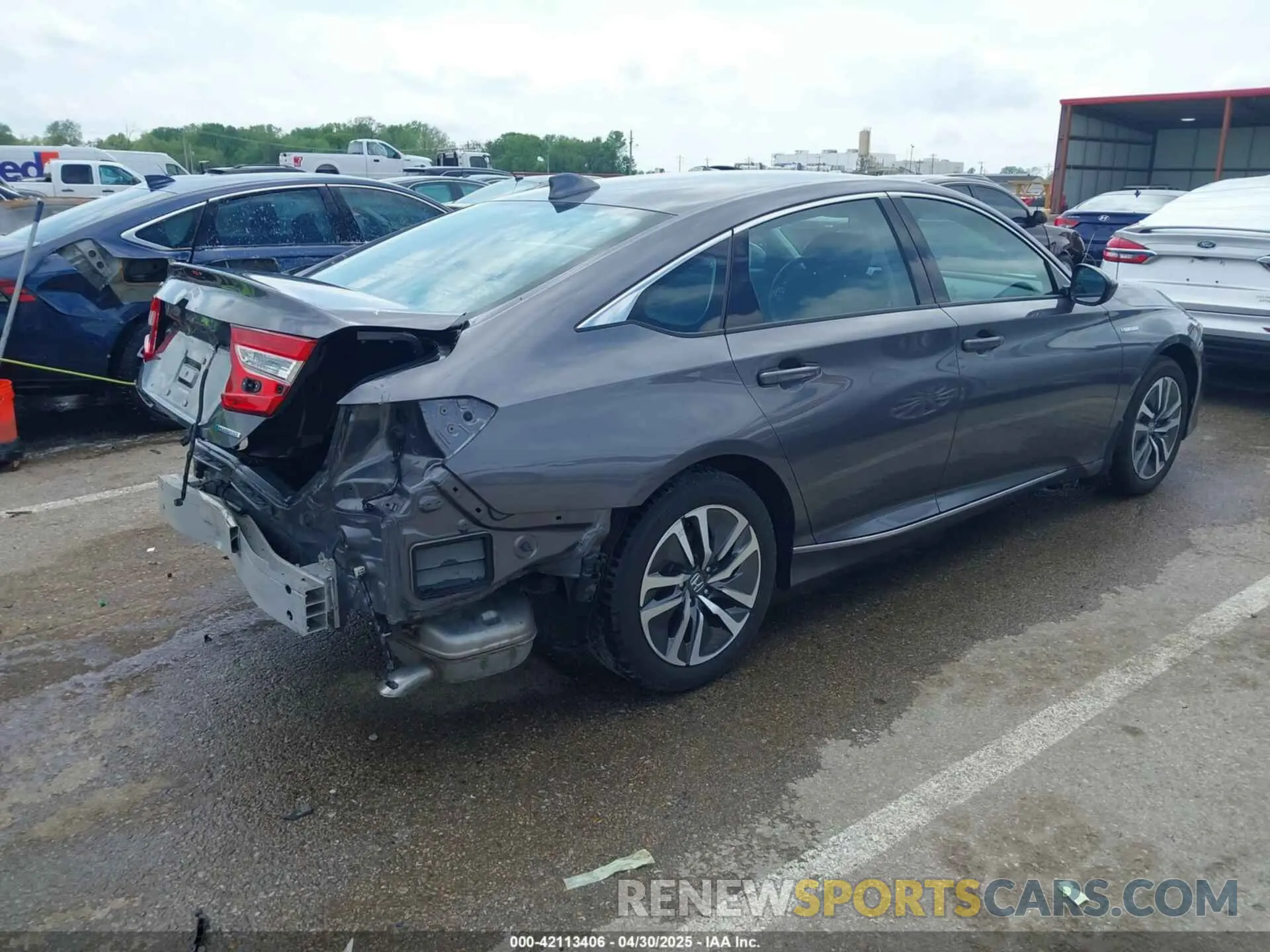 4 Фотография поврежденного автомобиля 1HGCV3F49MA017407 HONDA ACCORD 2021