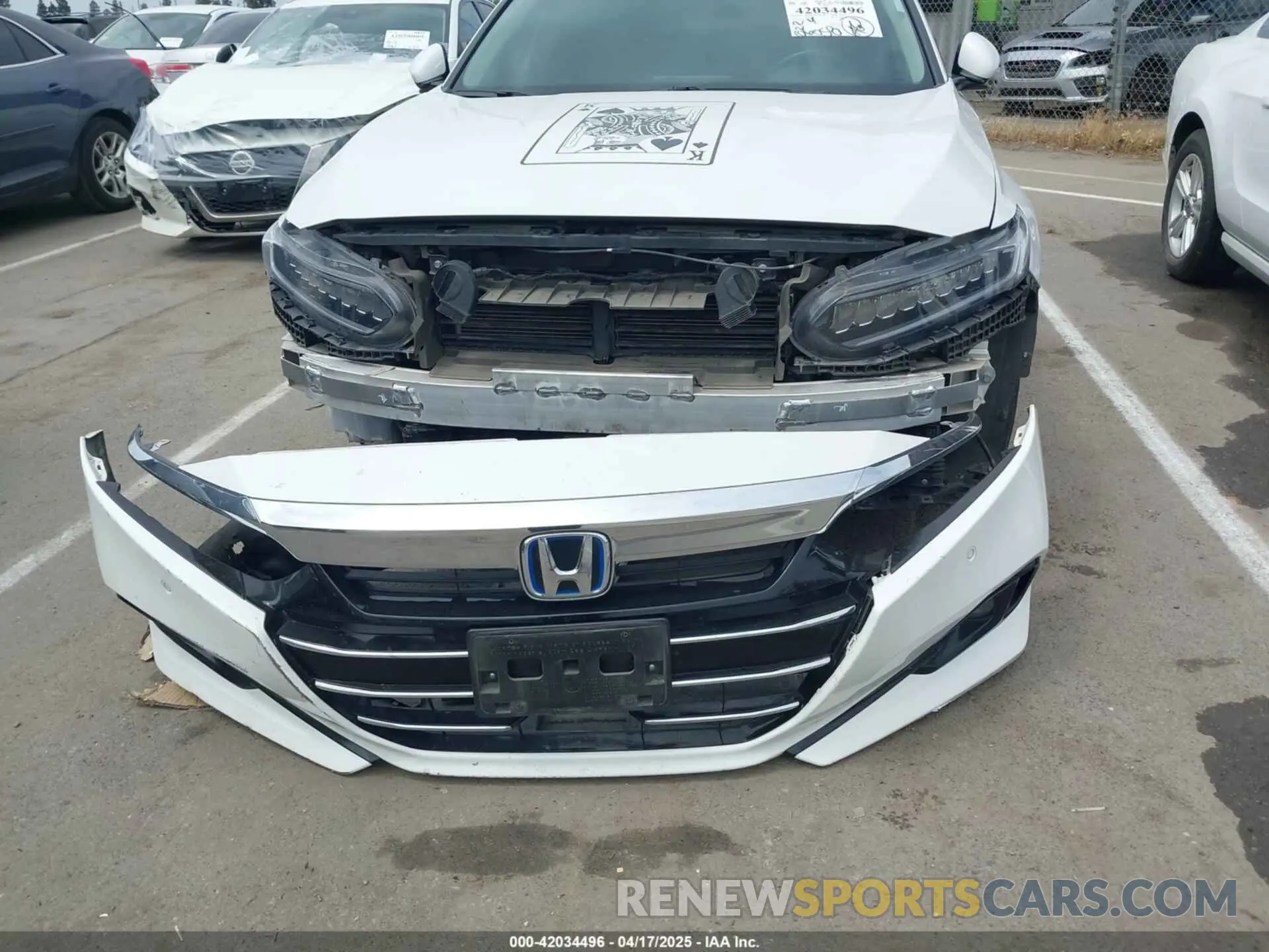 6 Фотография поврежденного автомобиля 1HGCV3F55MA012648 HONDA ACCORD 2021