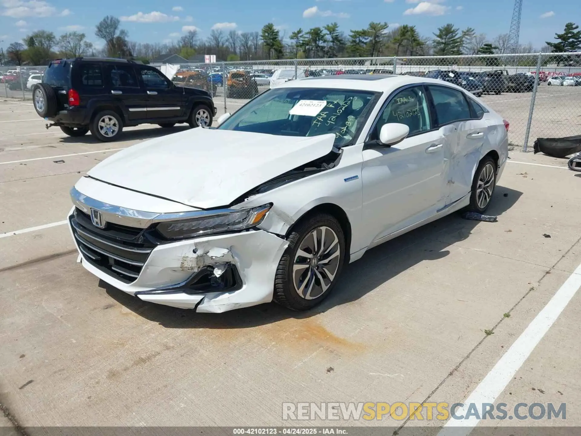 2 Фотография поврежденного автомобиля 1HGCV3F57MA010920 HONDA ACCORD 2021