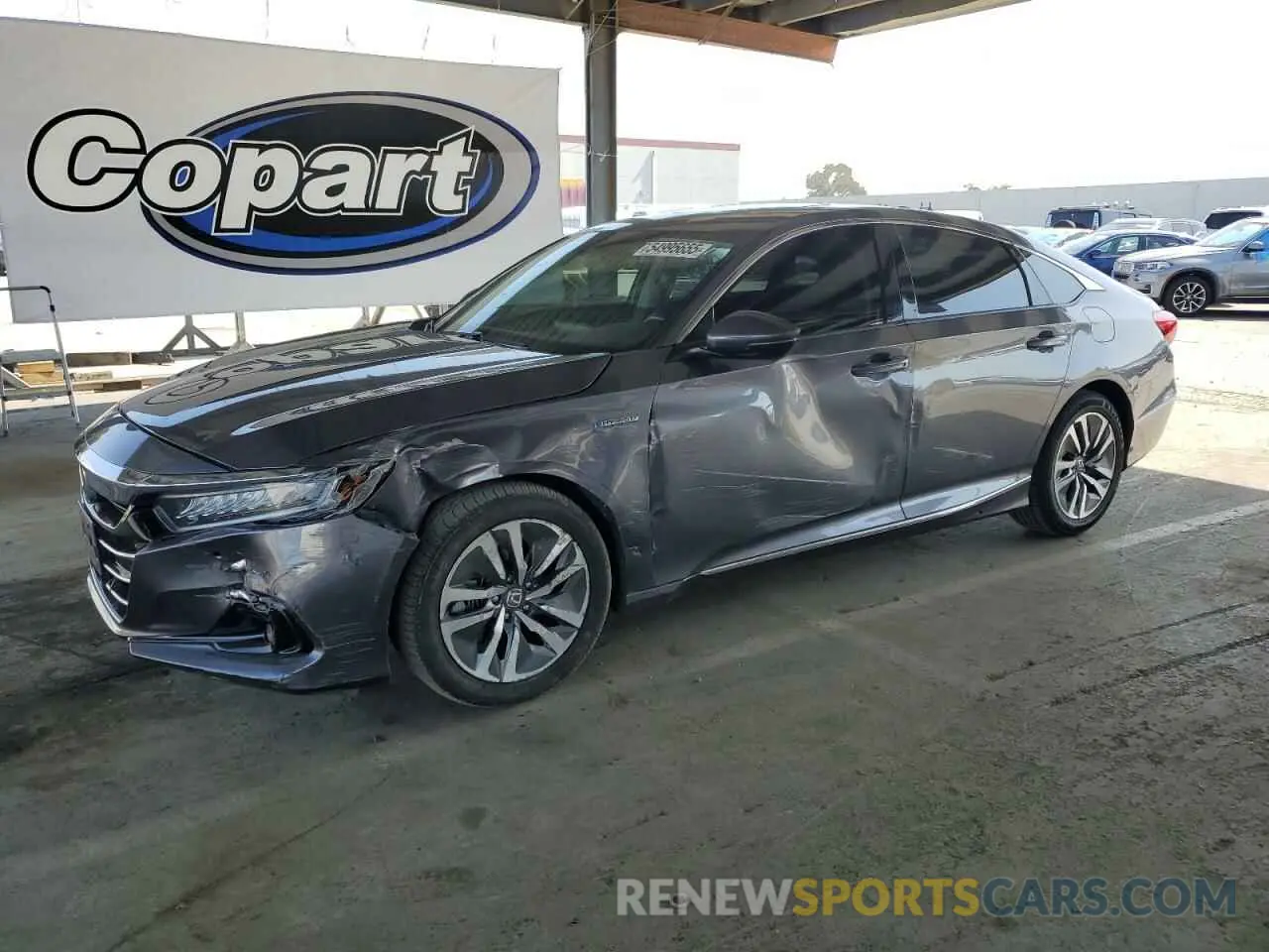 1 Photograph of a damaged car 1HGCV3F58MA010117 HONDA ACCORD 2021