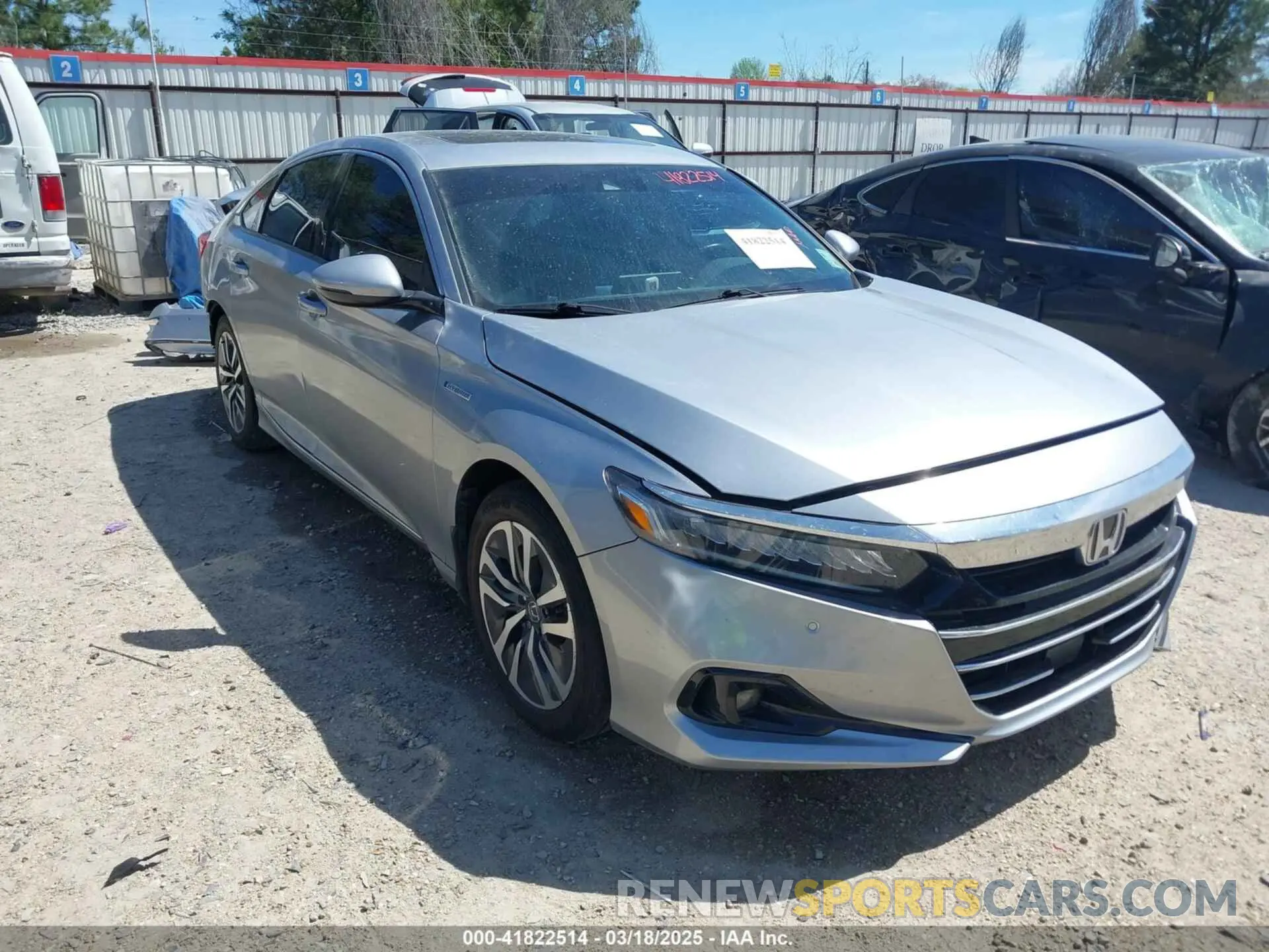1 Photograph of a damaged car 1HGCV3F58MA013227 HONDA ACCORD 2021