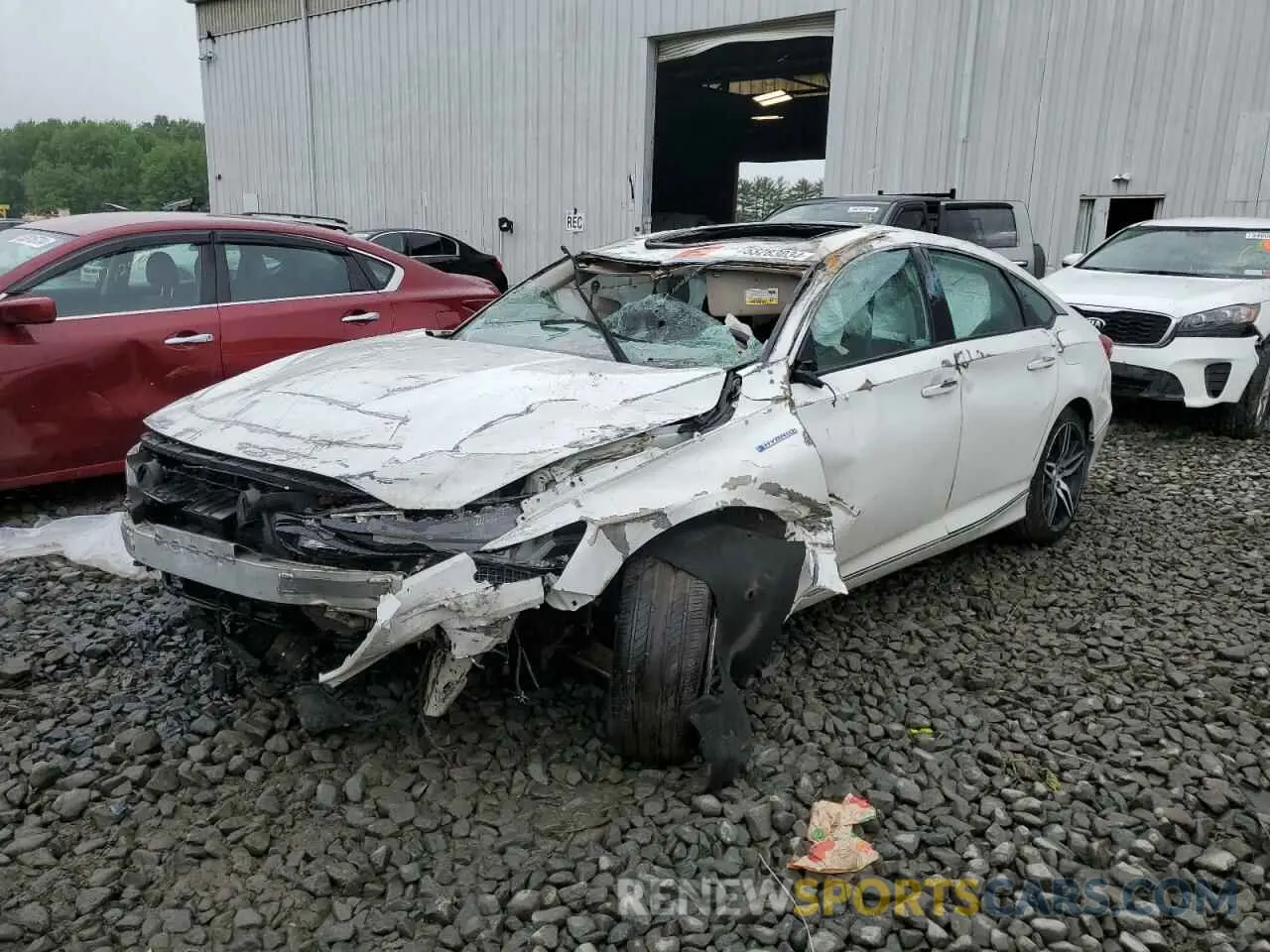 1 Photograph of a damaged car 1HGCV3F98MA015191 HONDA ACCORD 2021