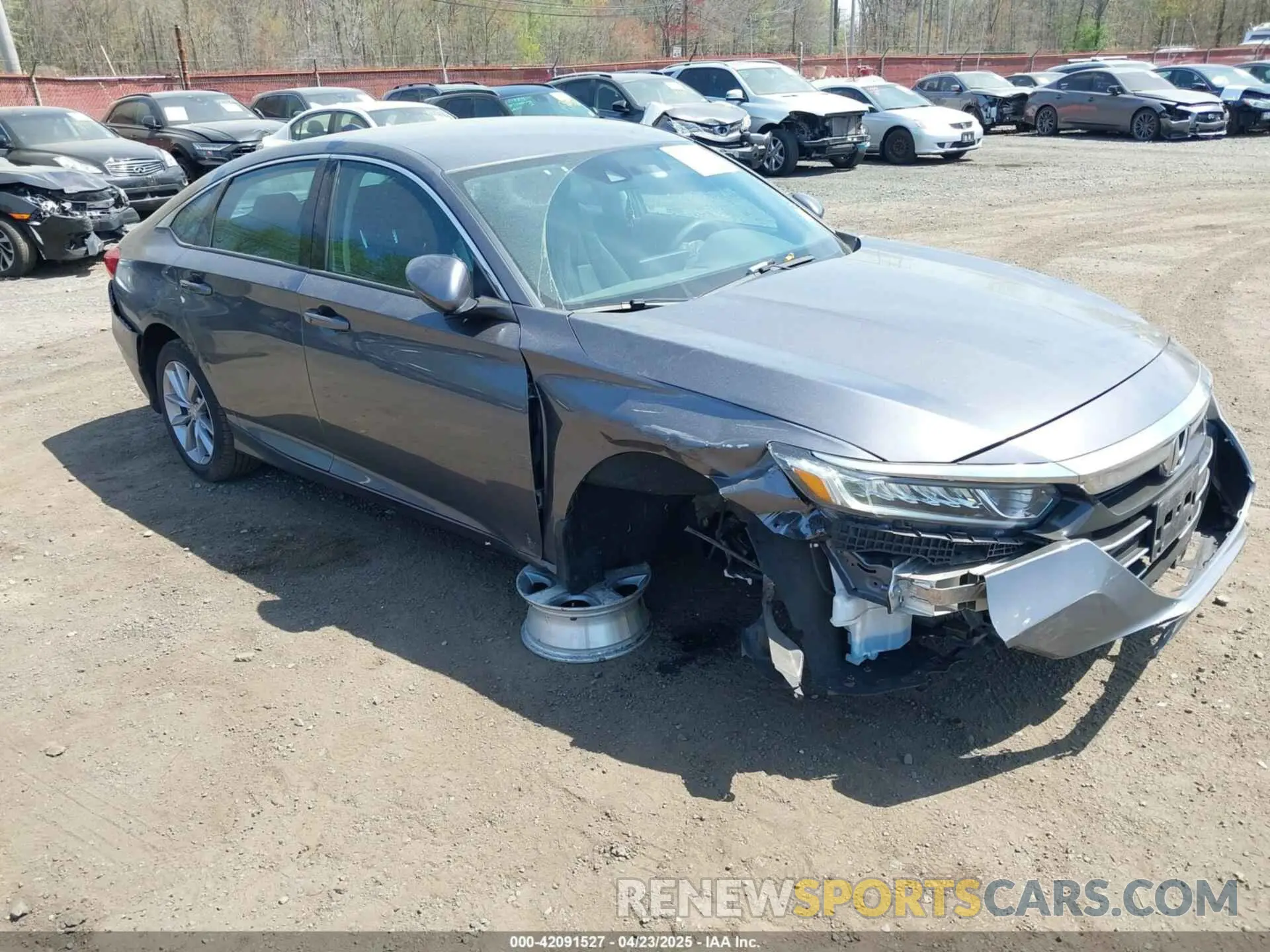 1 Photograph of a damaged car 1HGCV1F14NA071483 HONDA ACCORD 2022