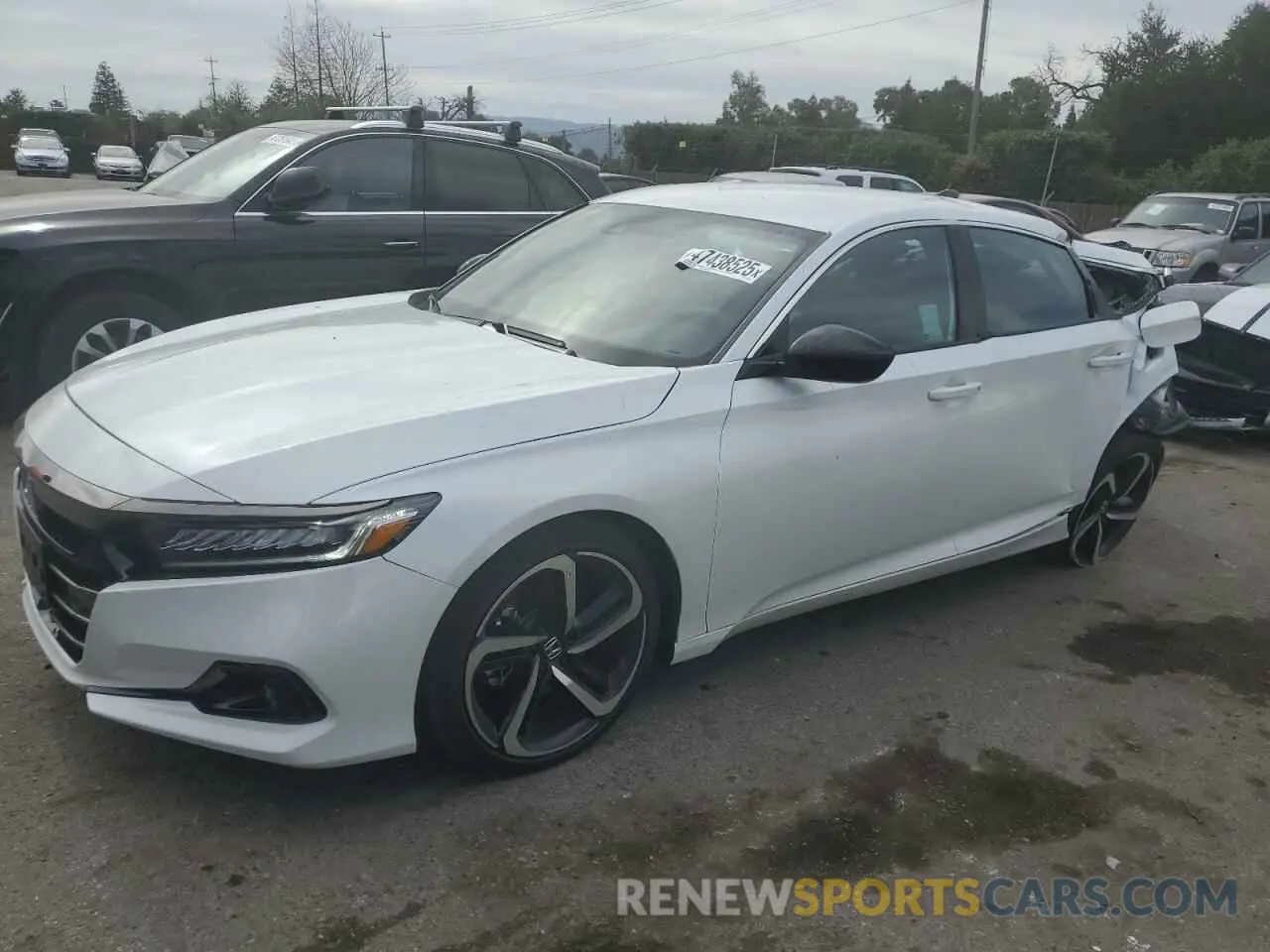 1 Photograph of a damaged car 1HGCV1F30NA119188 HONDA ACCORD 2022