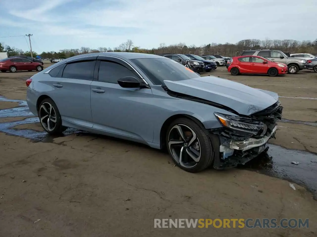 4 Photograph of a damaged car 1HGCV1F30NA123483 HONDA ACCORD 2022