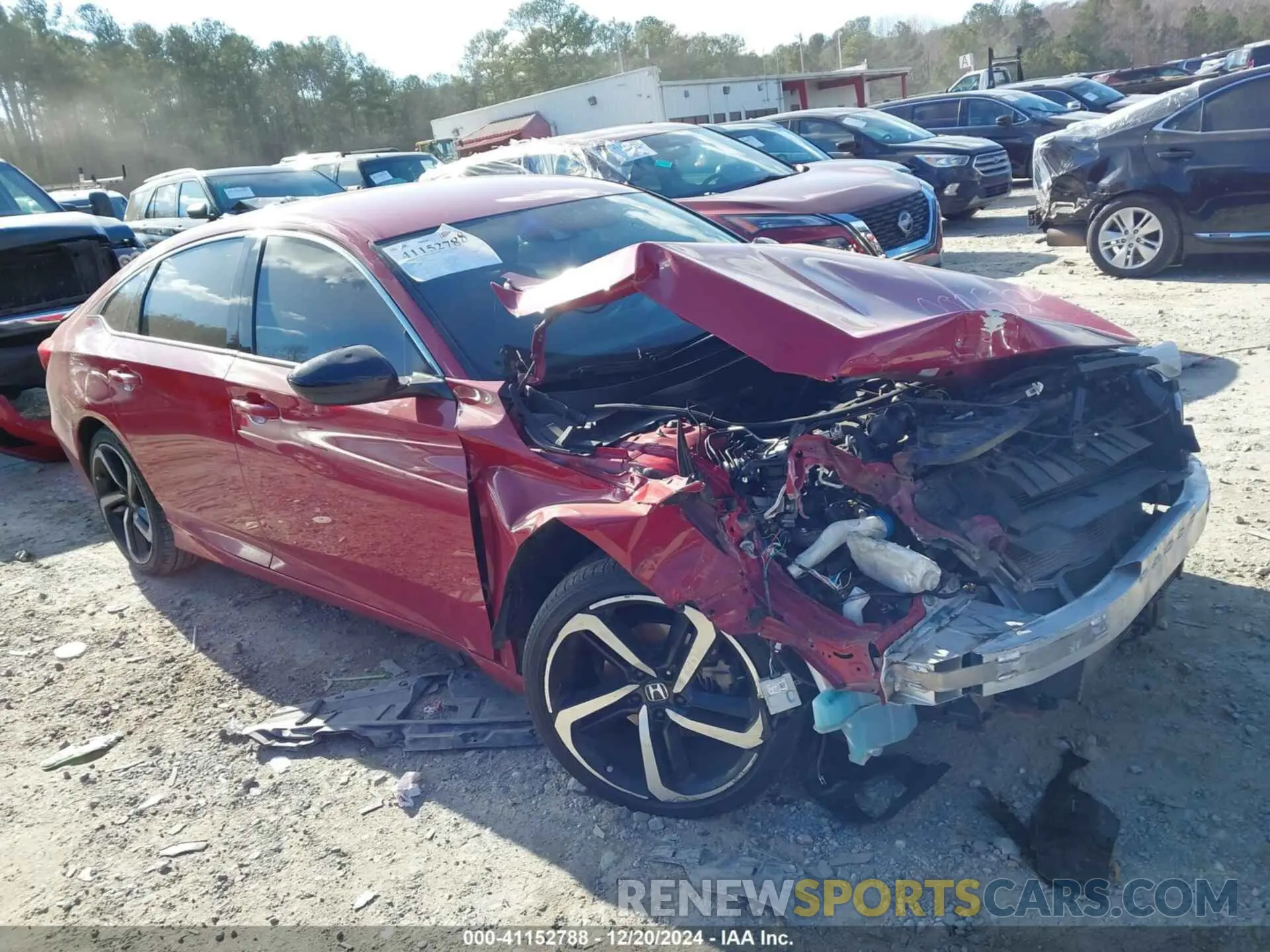 1 Photograph of a damaged car 1HGCV1F31NA003532 HONDA ACCORD 2022