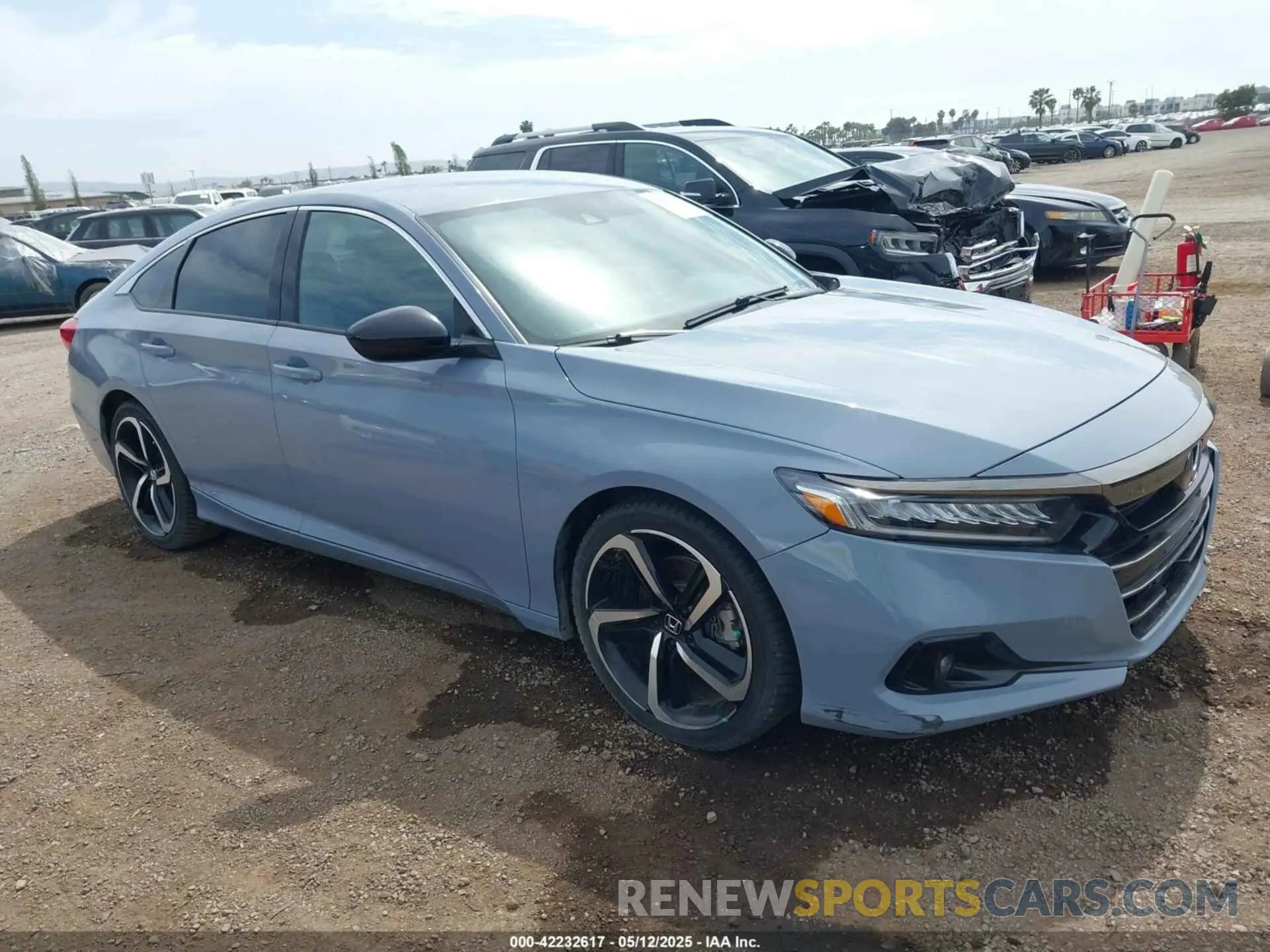 1 Photograph of a damaged car 1HGCV1F31NA018743 HONDA ACCORD 2022