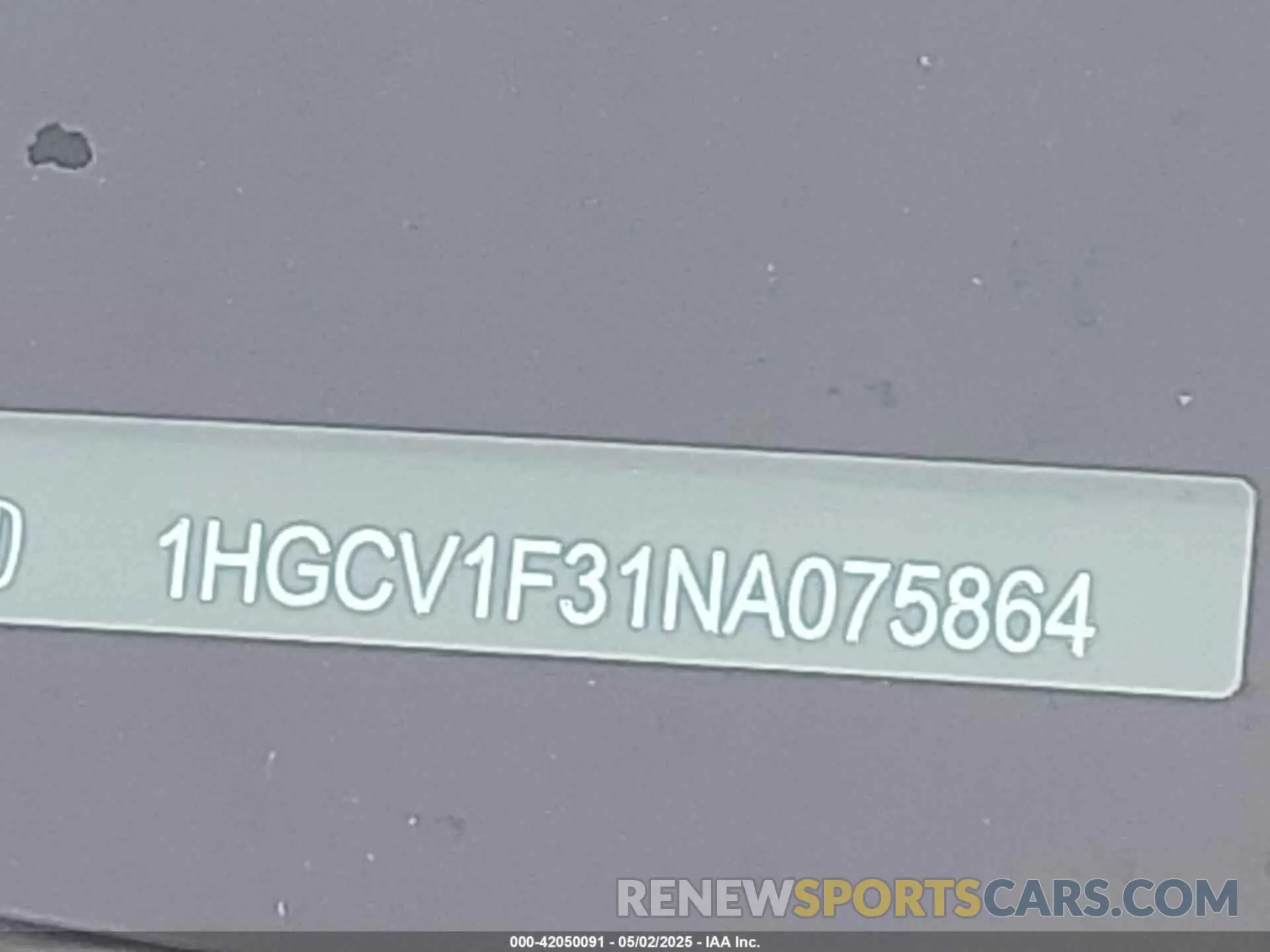 17 Фотография поврежденного автомобиля 1HGCV1F31NA075864 HONDA ACCORD 2022