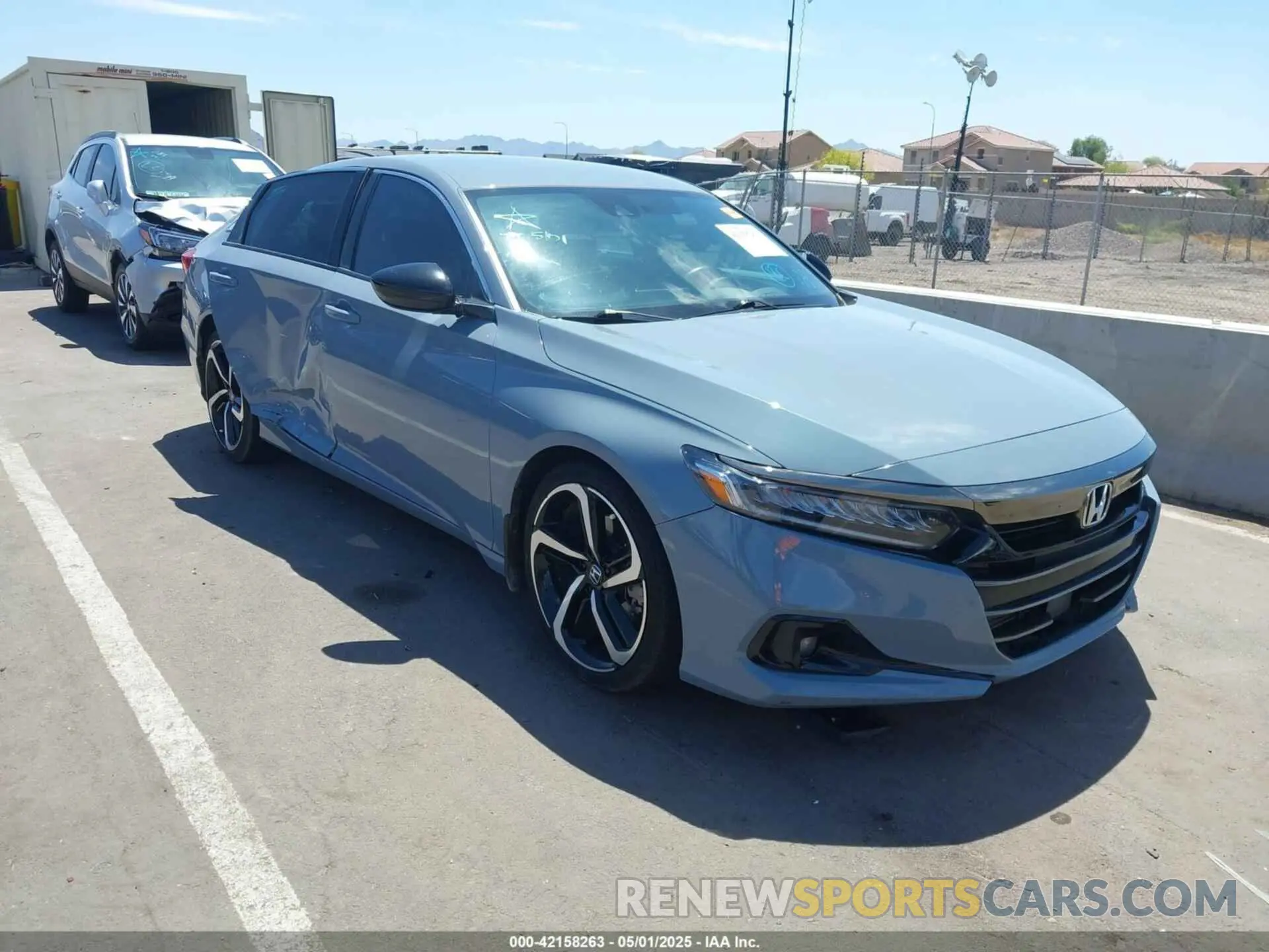 1 Photograph of a damaged car 1HGCV1F31NA093880 HONDA ACCORD 2022