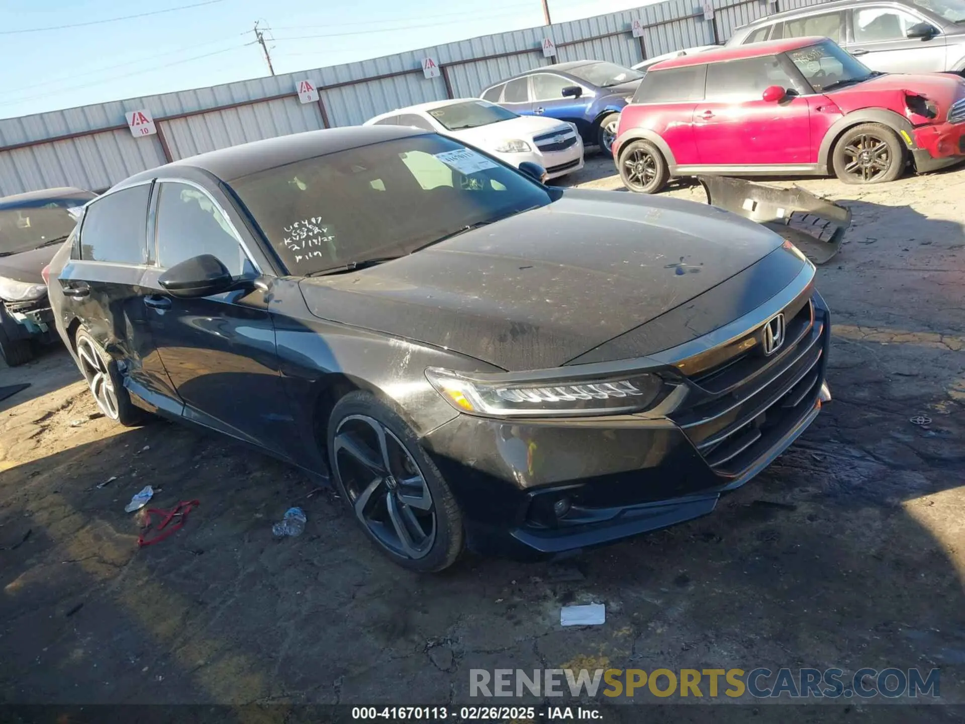 1 Photograph of a damaged car 1HGCV1F31NA115991 HONDA ACCORD 2022