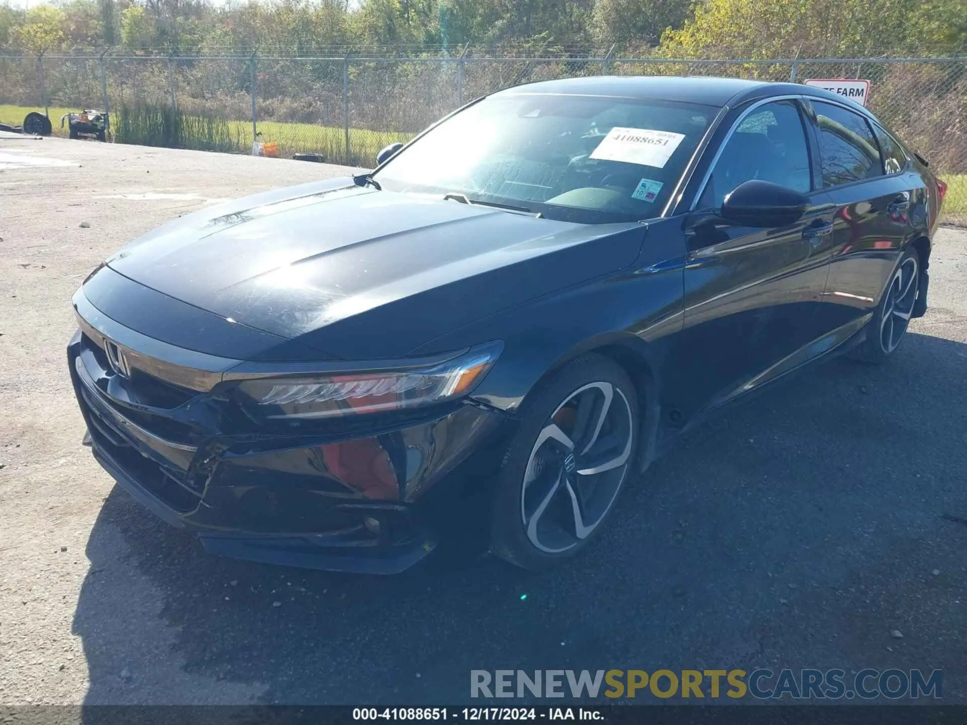 2 Photograph of a damaged car 1HGCV1F31NA118079 HONDA ACCORD 2022