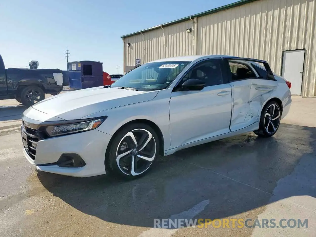 1 Photograph of a damaged car 1HGCV1F32NA002941 HONDA ACCORD 2022