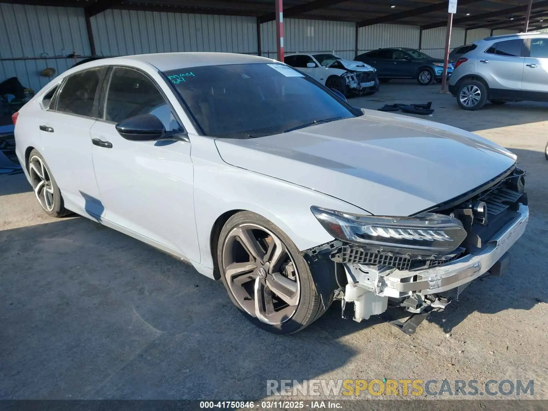 1 Photograph of a damaged car 1HGCV1F33NA005850 HONDA ACCORD 2022