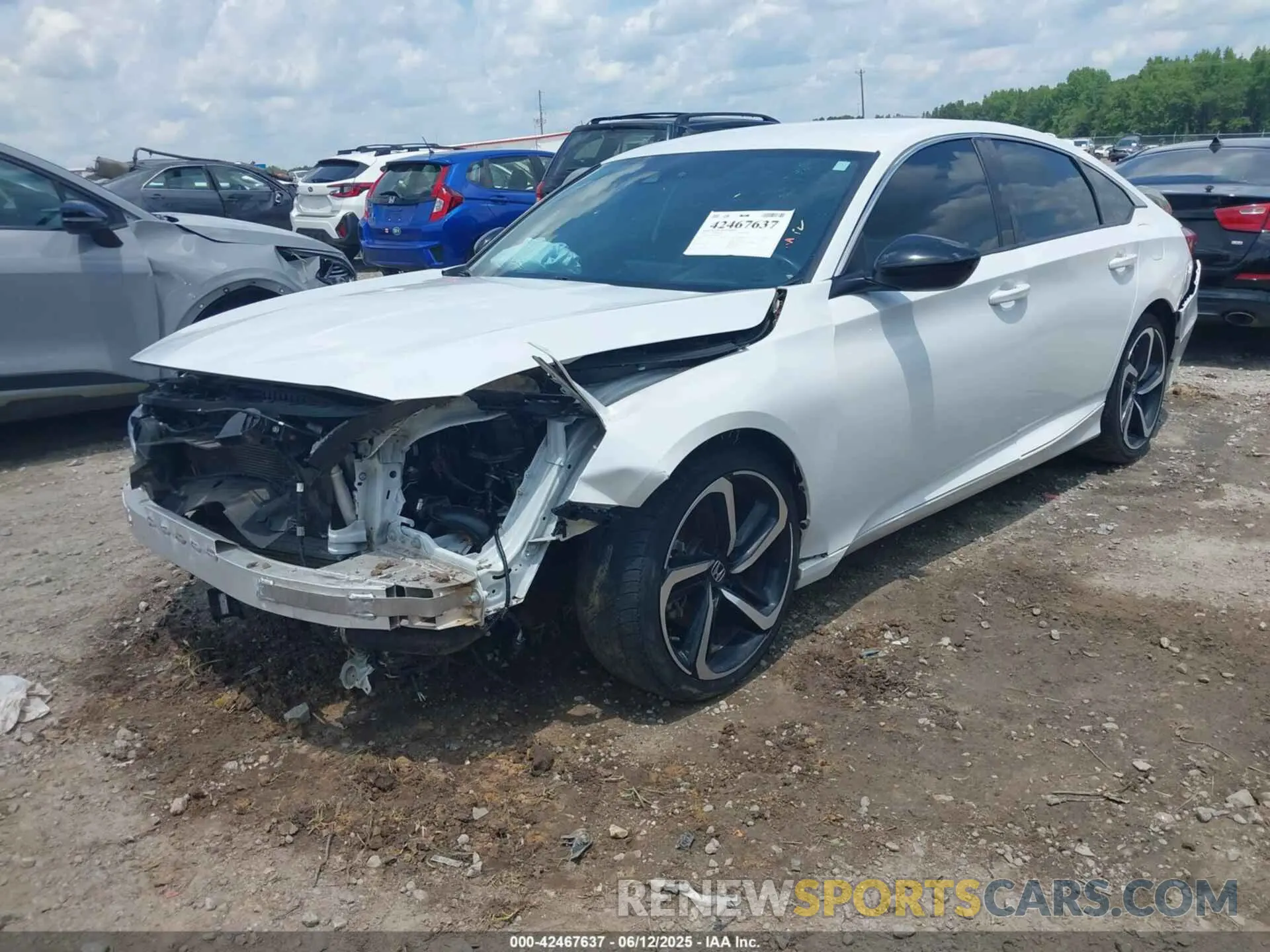 2 Фотография поврежденного автомобиля 1HGCV1F33NA008103 HONDA ACCORD 2022