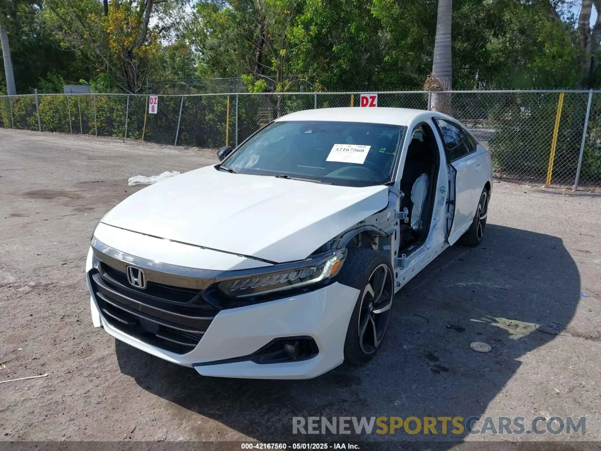 6 Фотография поврежденного автомобиля 1HGCV1F33NA101820 HONDA ACCORD 2022