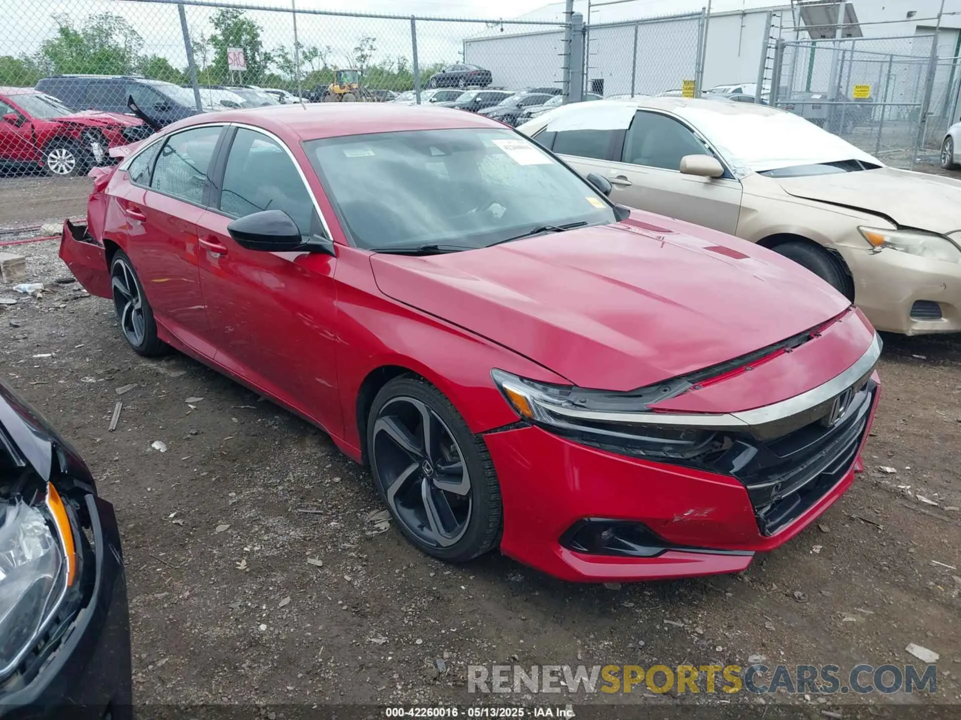 1 Photograph of a damaged car 1HGCV1F34NA058718 HONDA ACCORD 2022