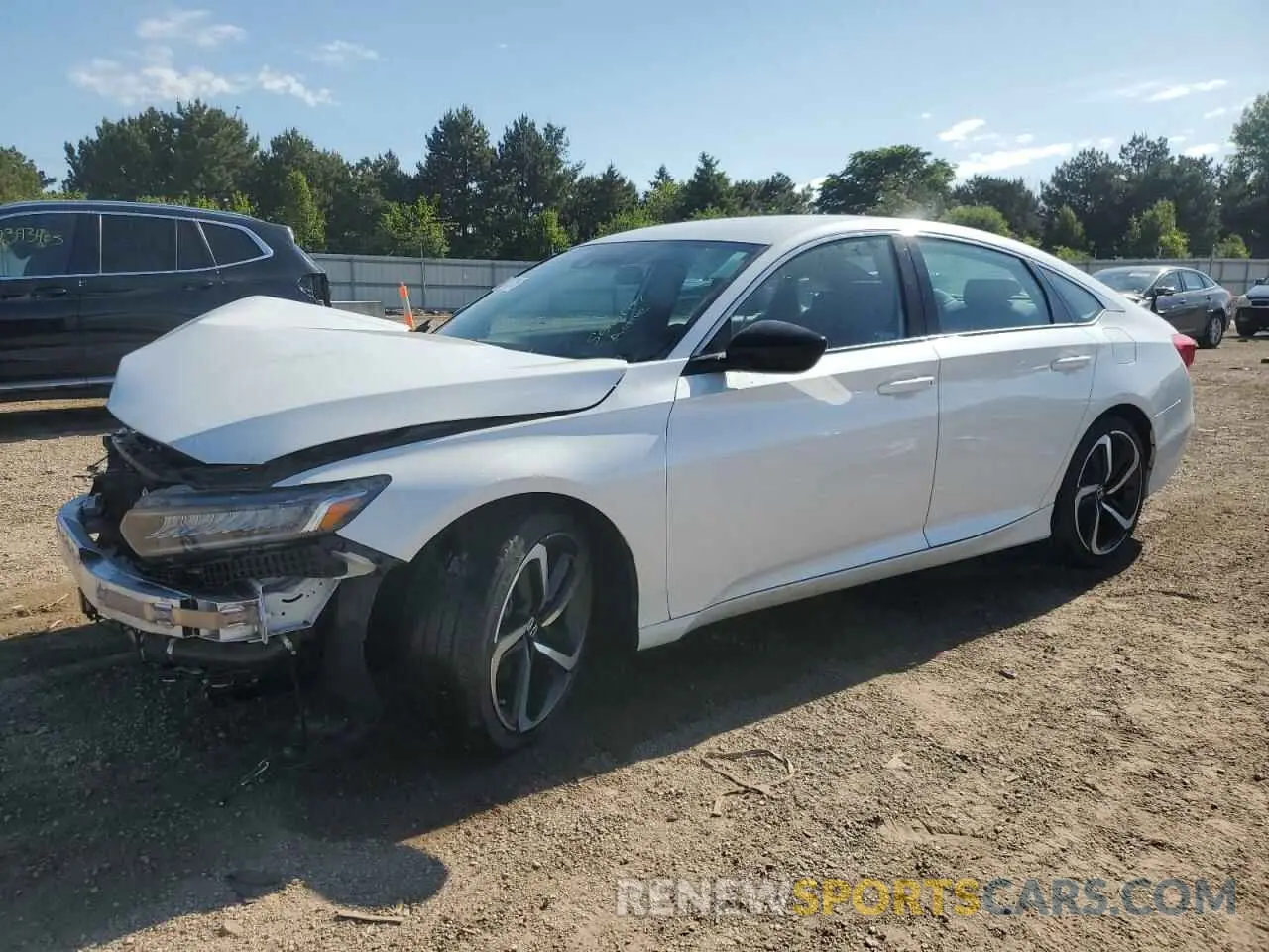 1 Photograph of a damaged car 1HGCV1F34NA075891 HONDA ACCORD 2022