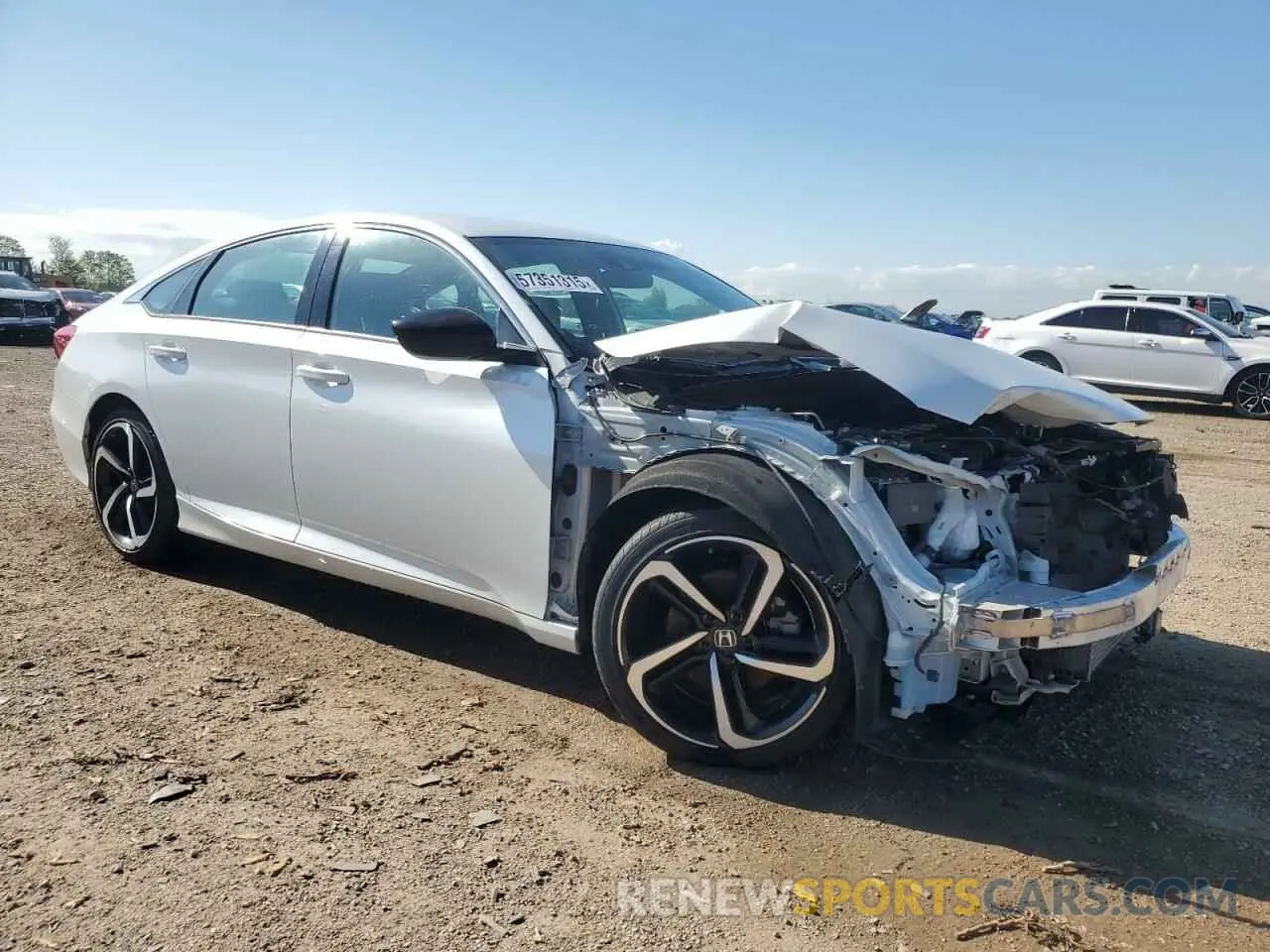 4 Photograph of a damaged car 1HGCV1F34NA075891 HONDA ACCORD 2022