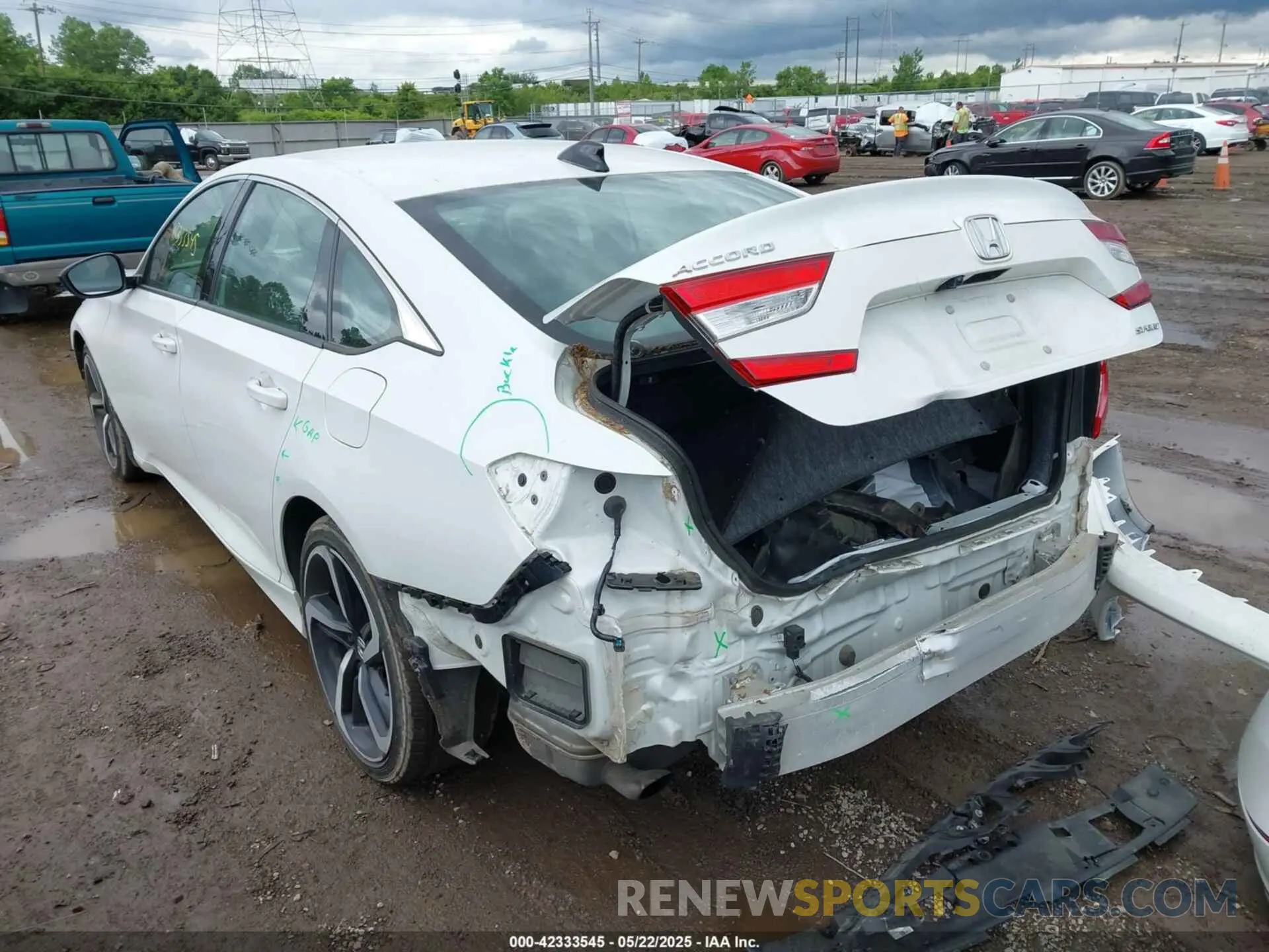 3 Photograph of a damaged car 1HGCV1F34NA103799 HONDA ACCORD 2022