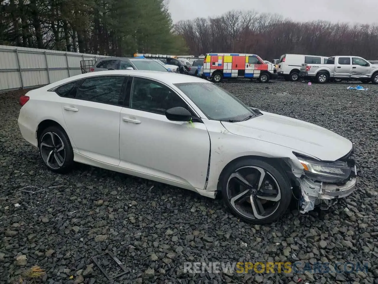 4 Фотография поврежденного автомобиля 1HGCV1F34NA118805 HONDA ACCORD 2022