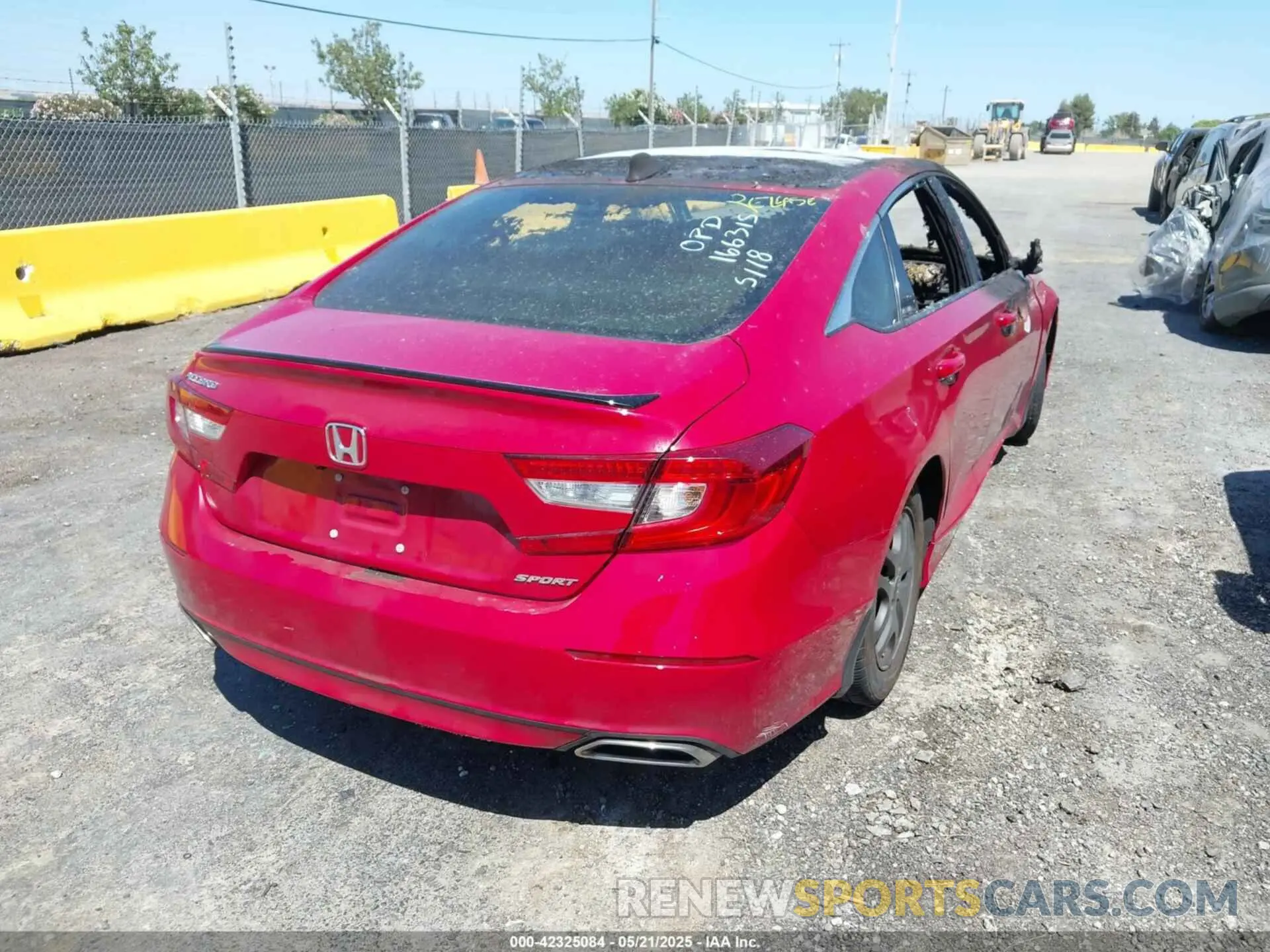 15 Photograph of a damaged car 1HGCV1F35NA030040 HONDA ACCORD 2022