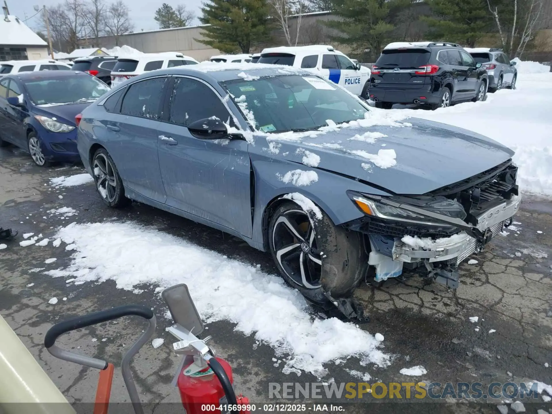 1 Photograph of a damaged car 1HGCV1F35NA038655 HONDA ACCORD 2022