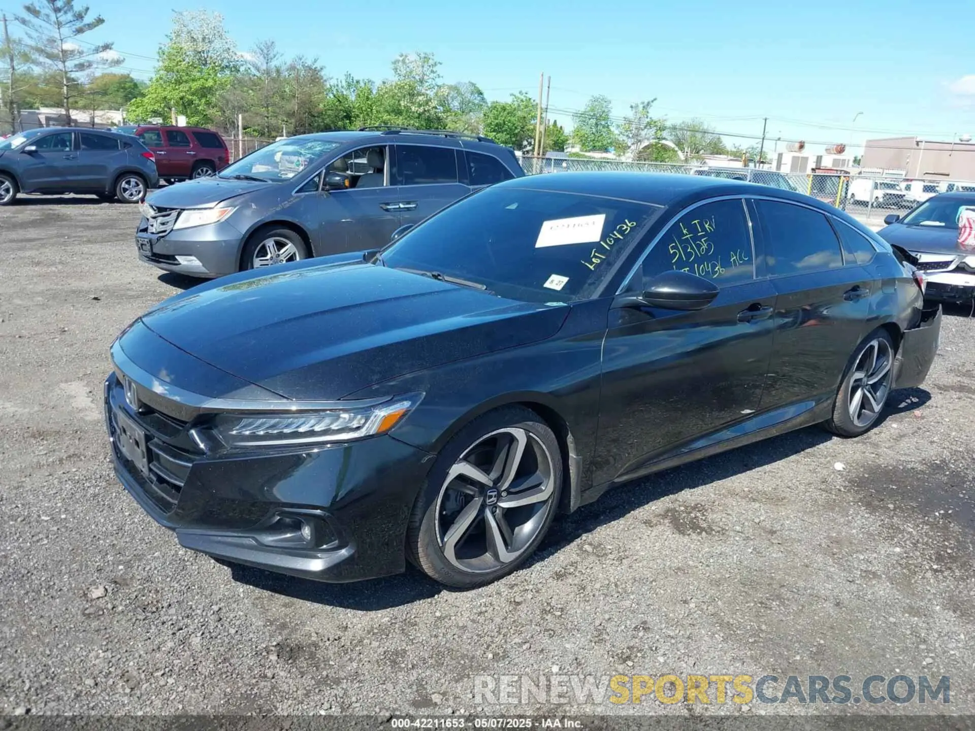 2 Фотография поврежденного автомобиля 1HGCV1F35NA061806 HONDA ACCORD 2022