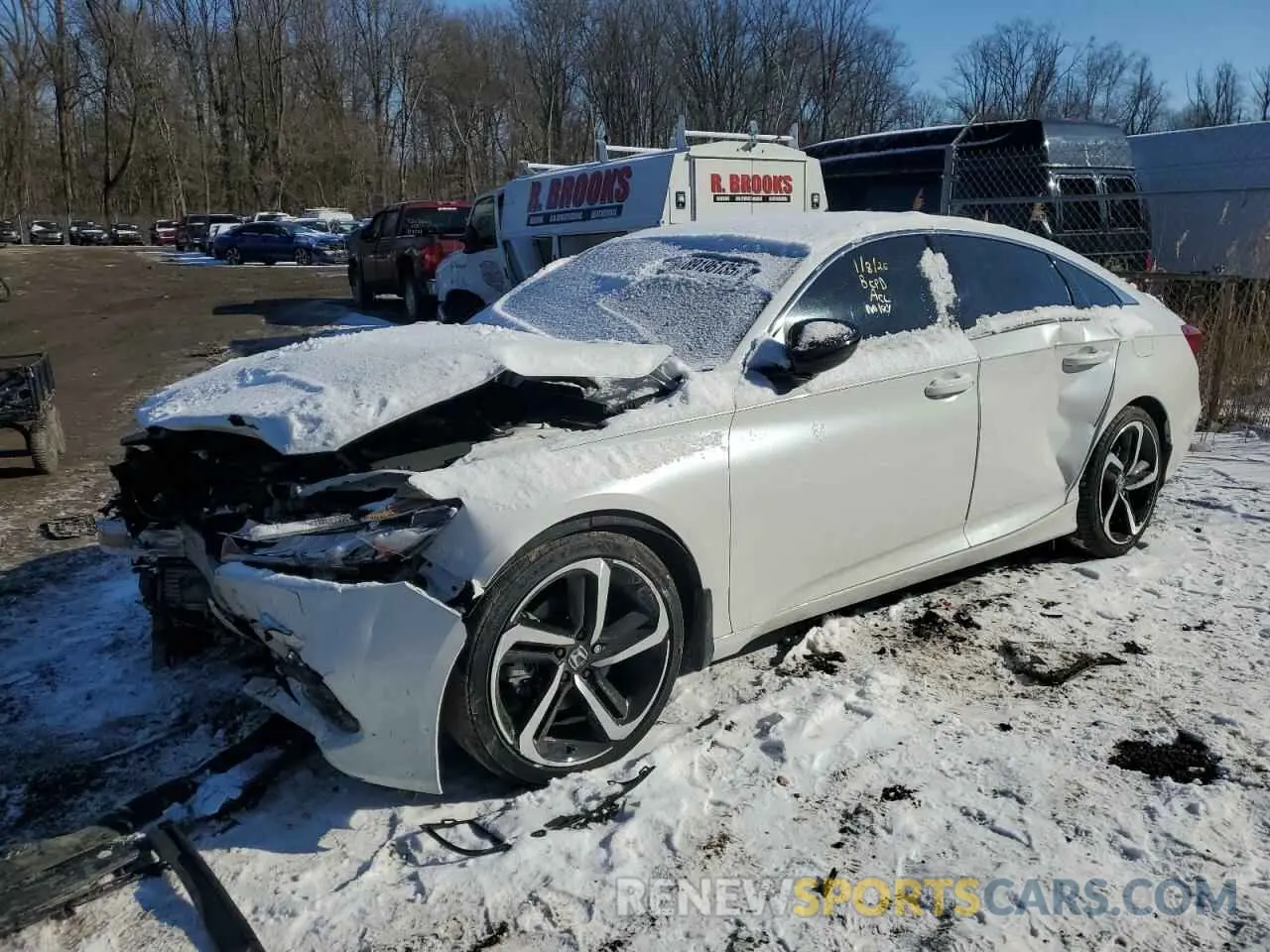 1 Photograph of a damaged car 1HGCV1F35NA071154 HONDA ACCORD 2022