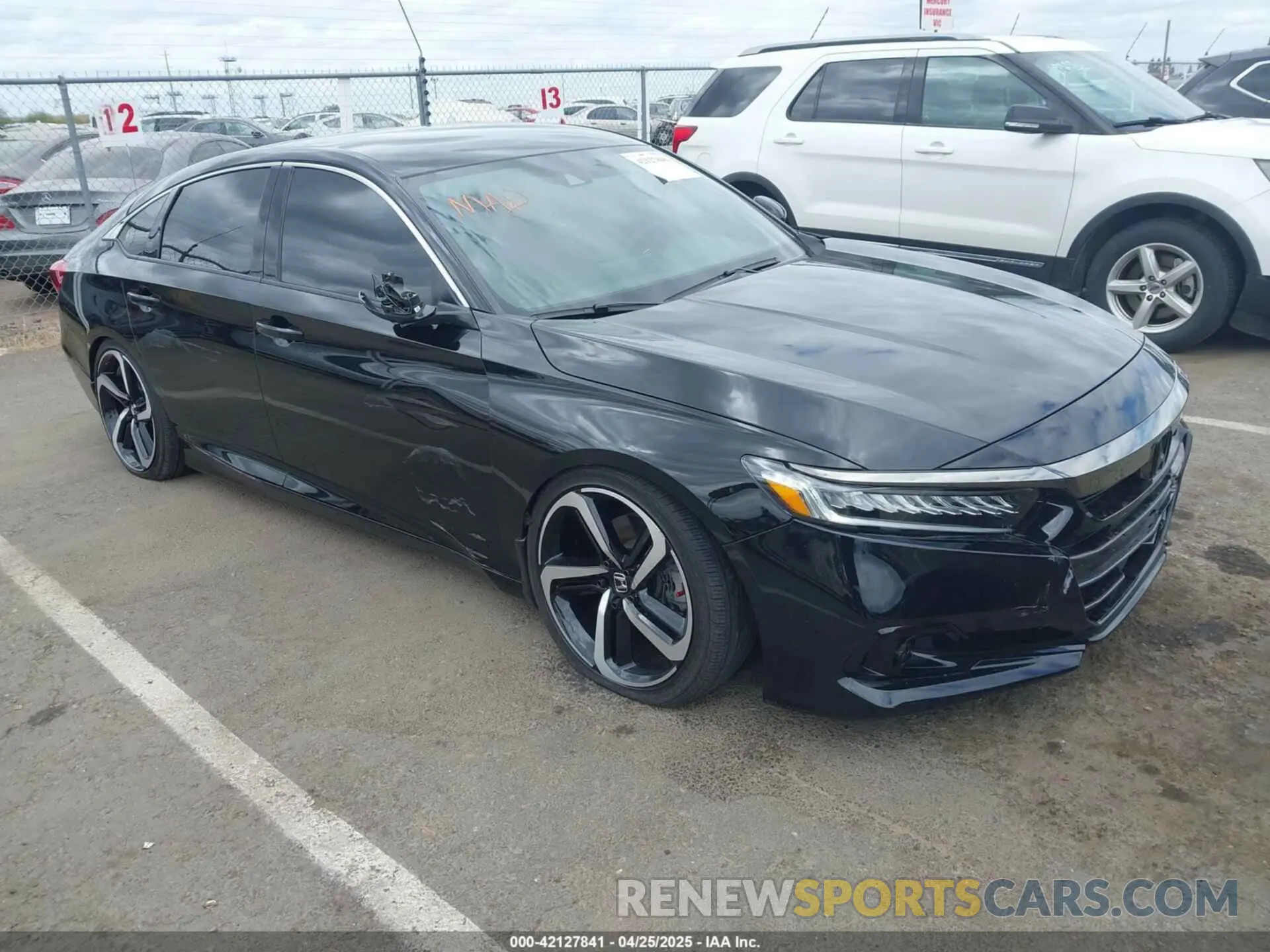 1 Photograph of a damaged car 1HGCV1F35NA076774 HONDA ACCORD 2022