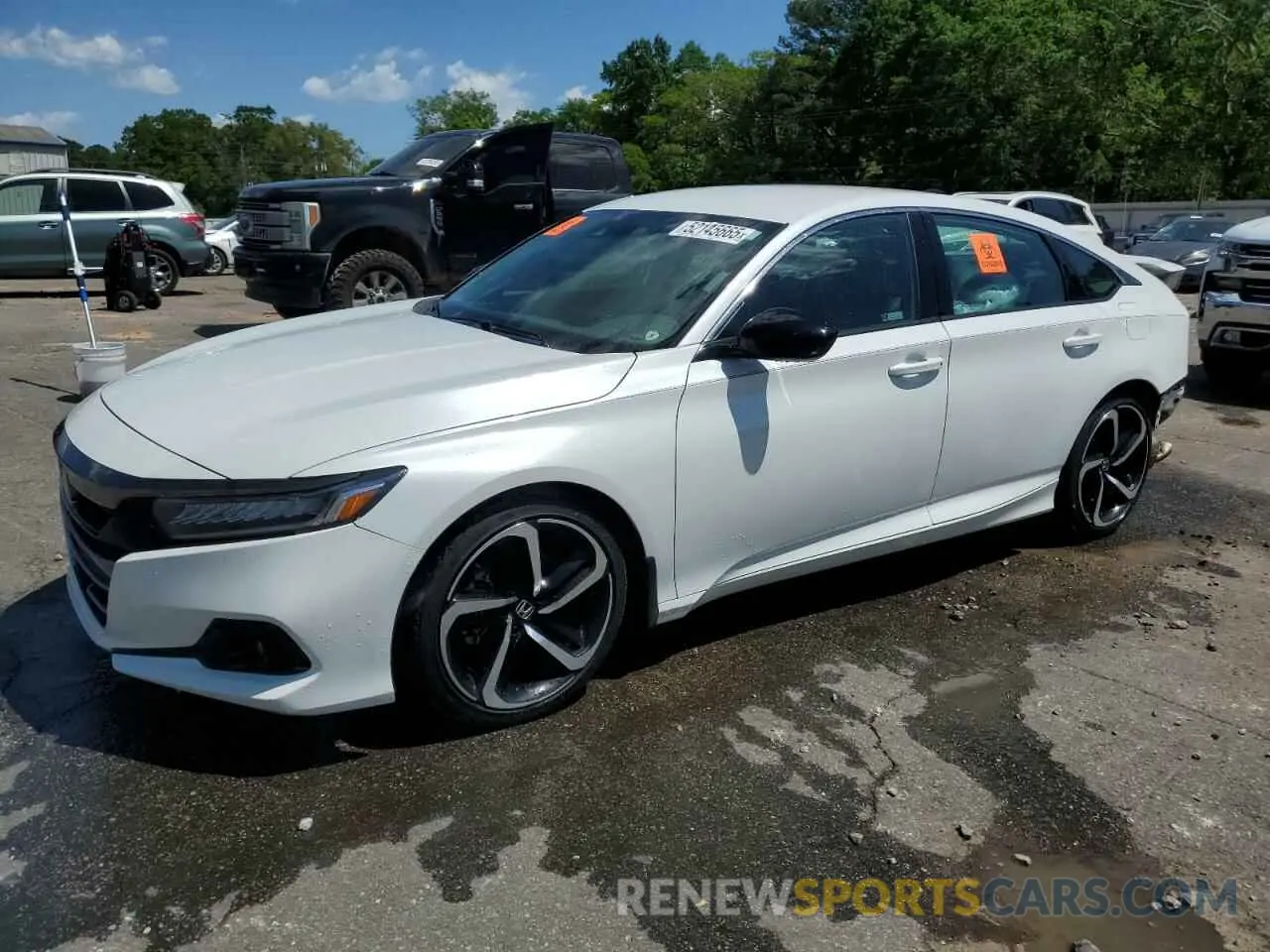 1 Photograph of a damaged car 1HGCV1F35NA090884 HONDA ACCORD 2022