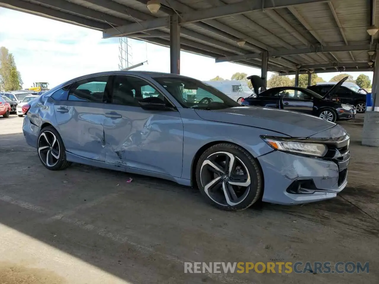 4 Photograph of a damaged car 1HGCV1F35NA096880 HONDA ACCORD 2022