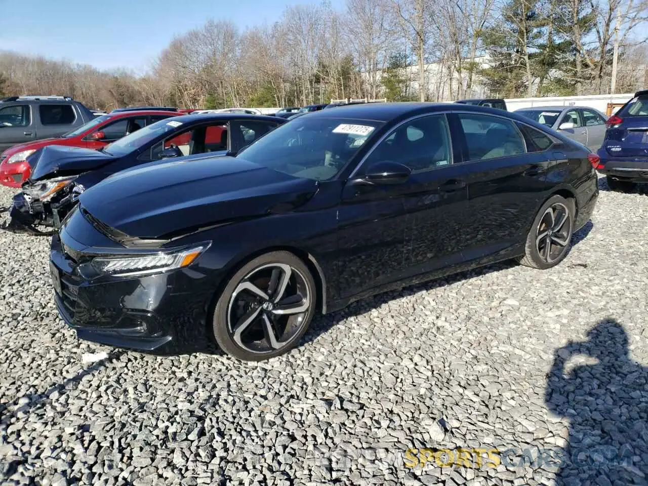 1 Photograph of a damaged car 1HGCV1F35NA105836 HONDA ACCORD 2022